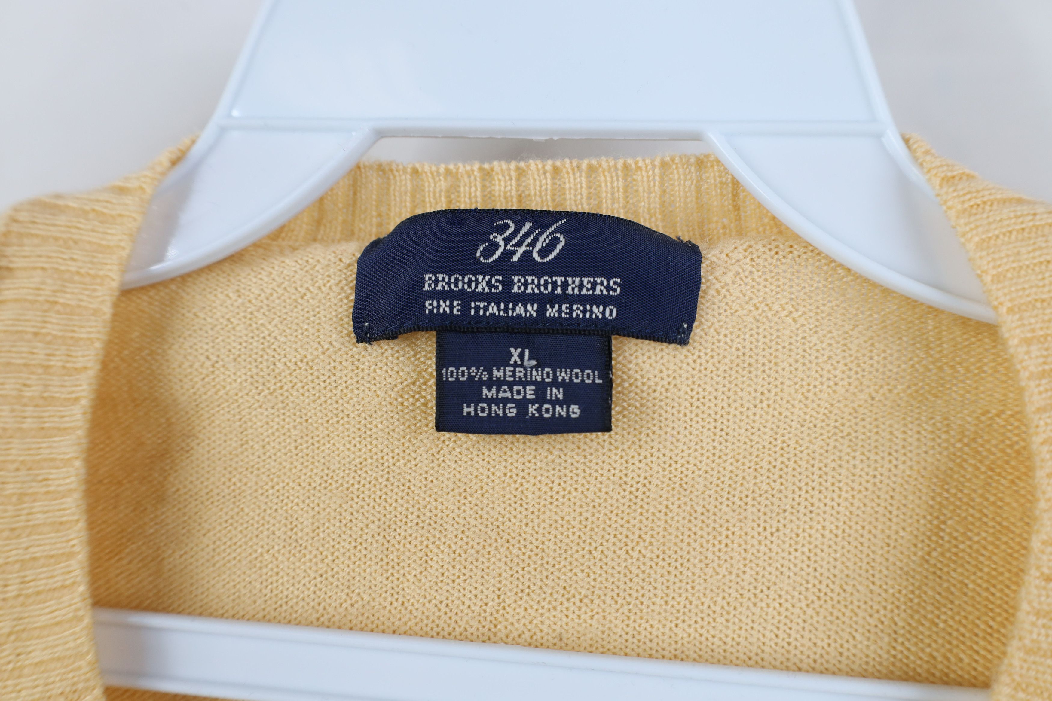 Brooks Brothers Vintage Brooks Brothers Italian Merino Wool Knit Sweater Size US XL / EU 56 / 4 - 6 Thumbnail