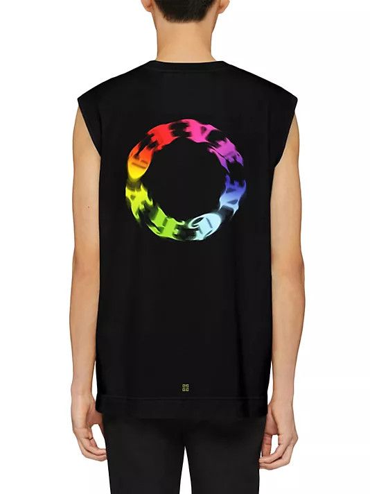 Givenchy o1w1db10325 Sleveless T-Shirt in Black Size US XS / EU 42 / 0 - 3 Thumbnail