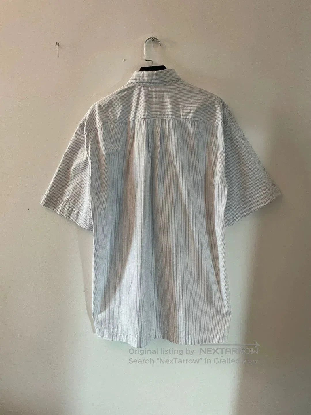 Dries Van Noten White Short Sleeve Shirt with Lip Patch. Size US S / EU 44-46 / 1 - 8 Thumbnail