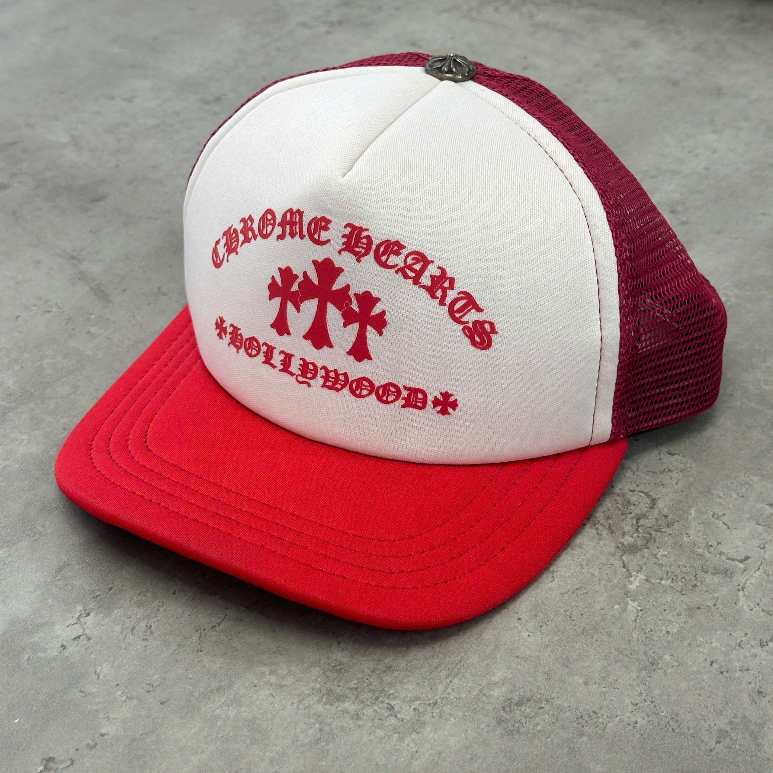 Chrome Hearts CHROME HEARTS King Taco Trucker Hat RED Size ONE SIZE - 1 Thumbnail