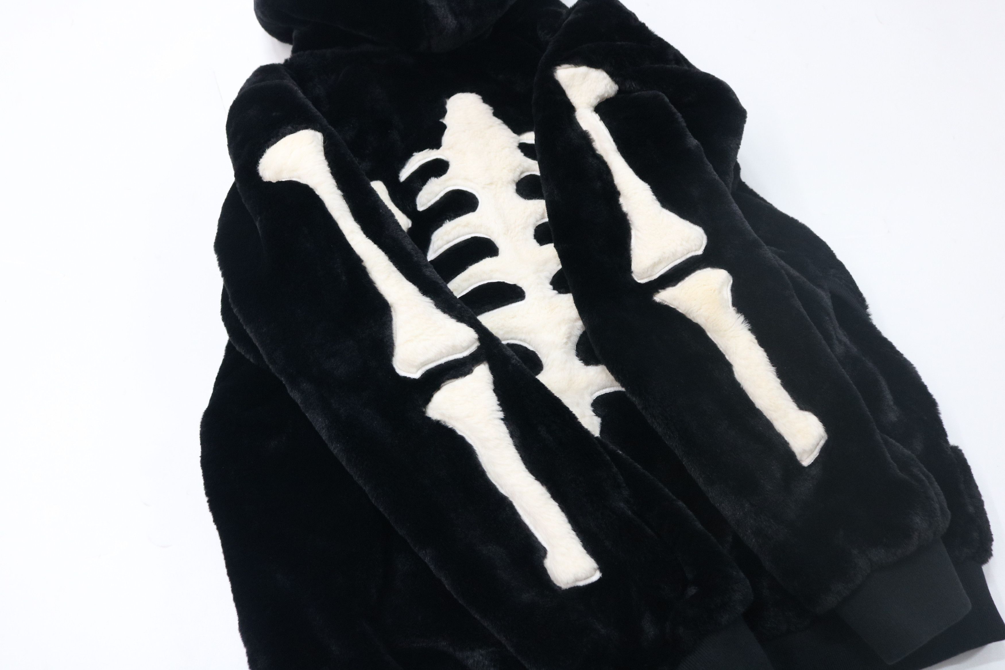 Vanson Leathers VANSON Skeleton Fleece Hooded Zip-Up Size US L / EU 52-54 / 3 - 4 Thumbnail