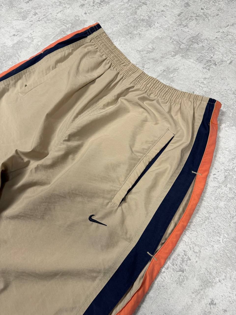 Nike Vintage Nike Y2K Beige Drill Track Pants Size M-L Size US 33 - 6 Thumbnail