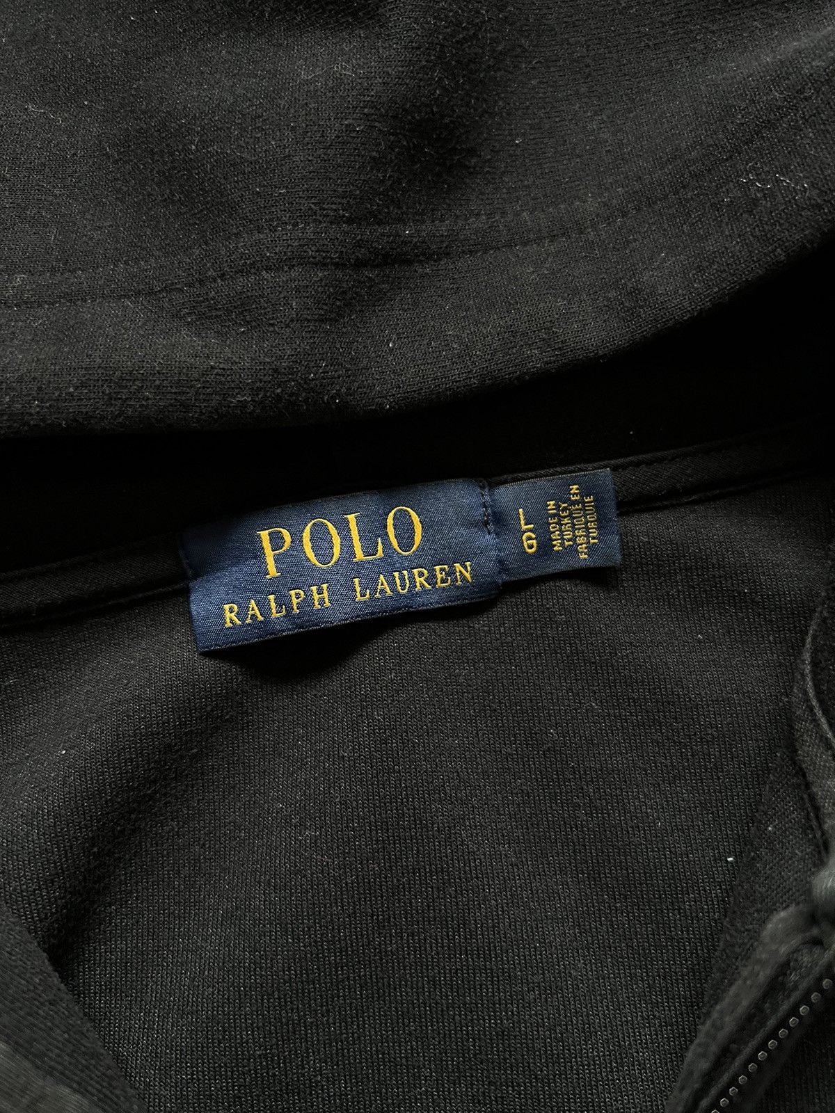Polo Ralph Lauren Polo Ralph Lauren Zip Hoodie Black Size L Size US L / EU 52-54 / 3 - 5 Thumbnail
