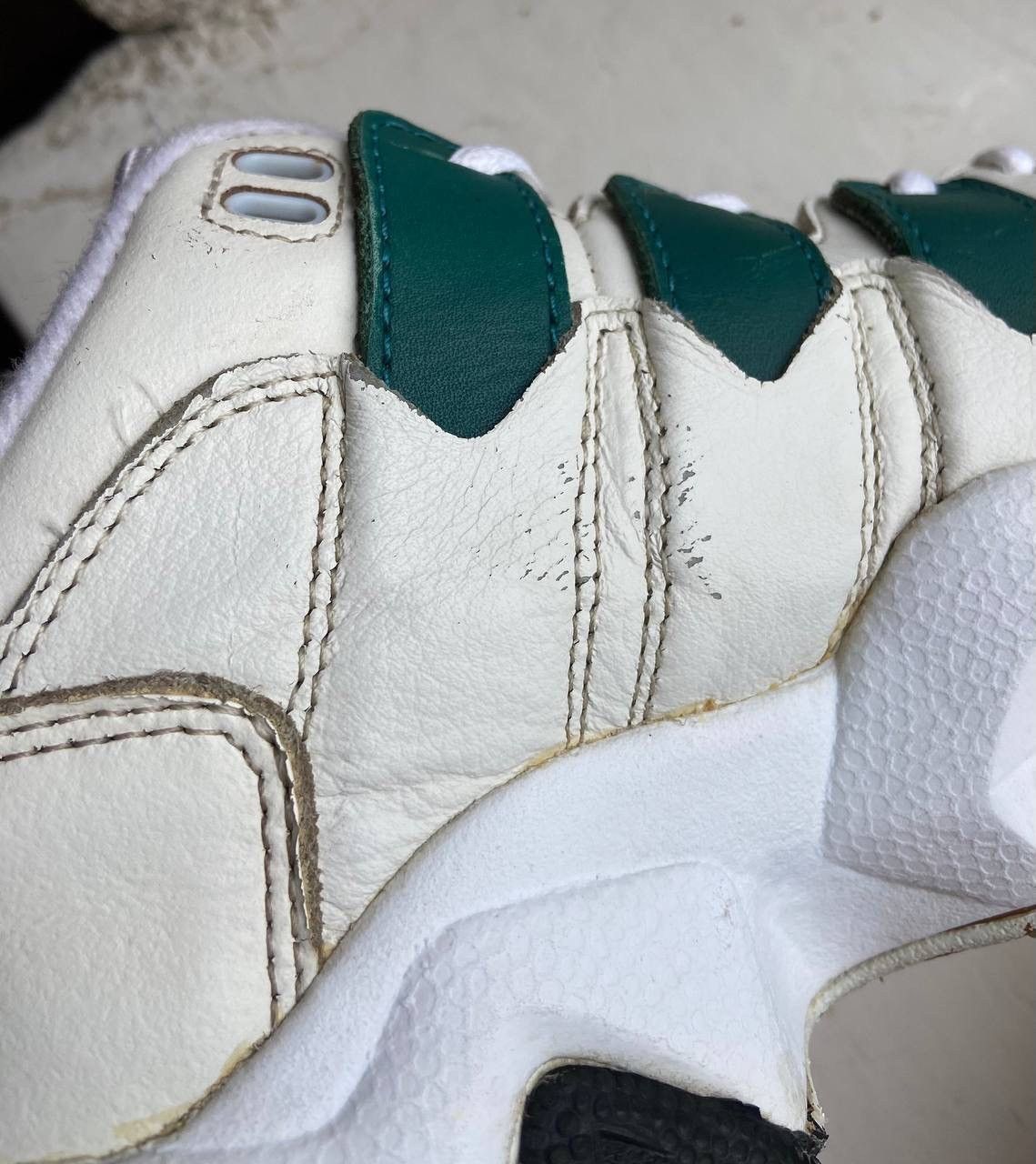 Adidas Vintage Adidas Equipment 1995 rare Sneakers US9 White, Green Size US 9 / EU 42 - 13 Thumbnail