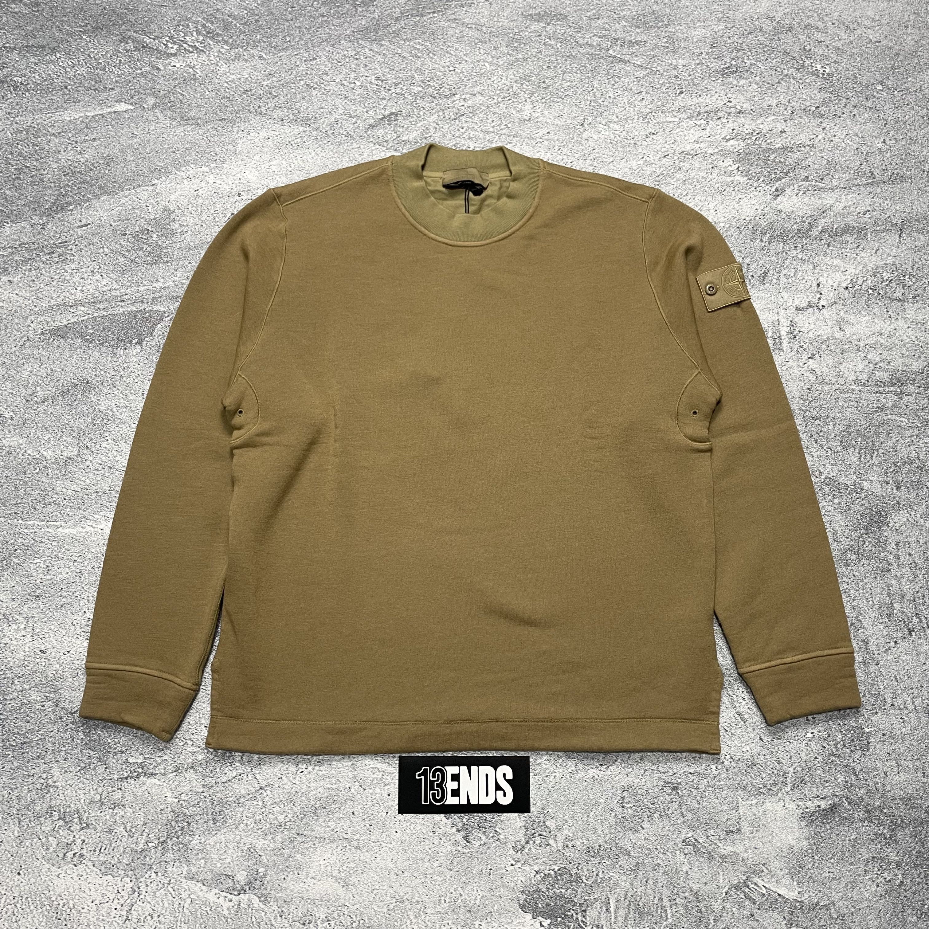 Stone Island STONE ISLAND GHOST PIECE CREWNECK BROWN Size US L / EU 52-54 / 3 - 1 Thumbnail