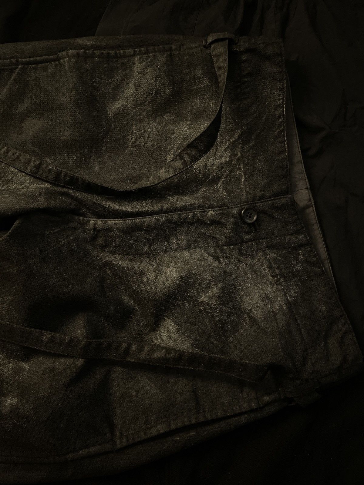 Comme des Garcons × Comme des Garcons Homme Plus Comme des Garçons Homme Plus AD2002 Waxed Nylon Pants Size US 33 - 1 Thumbnail