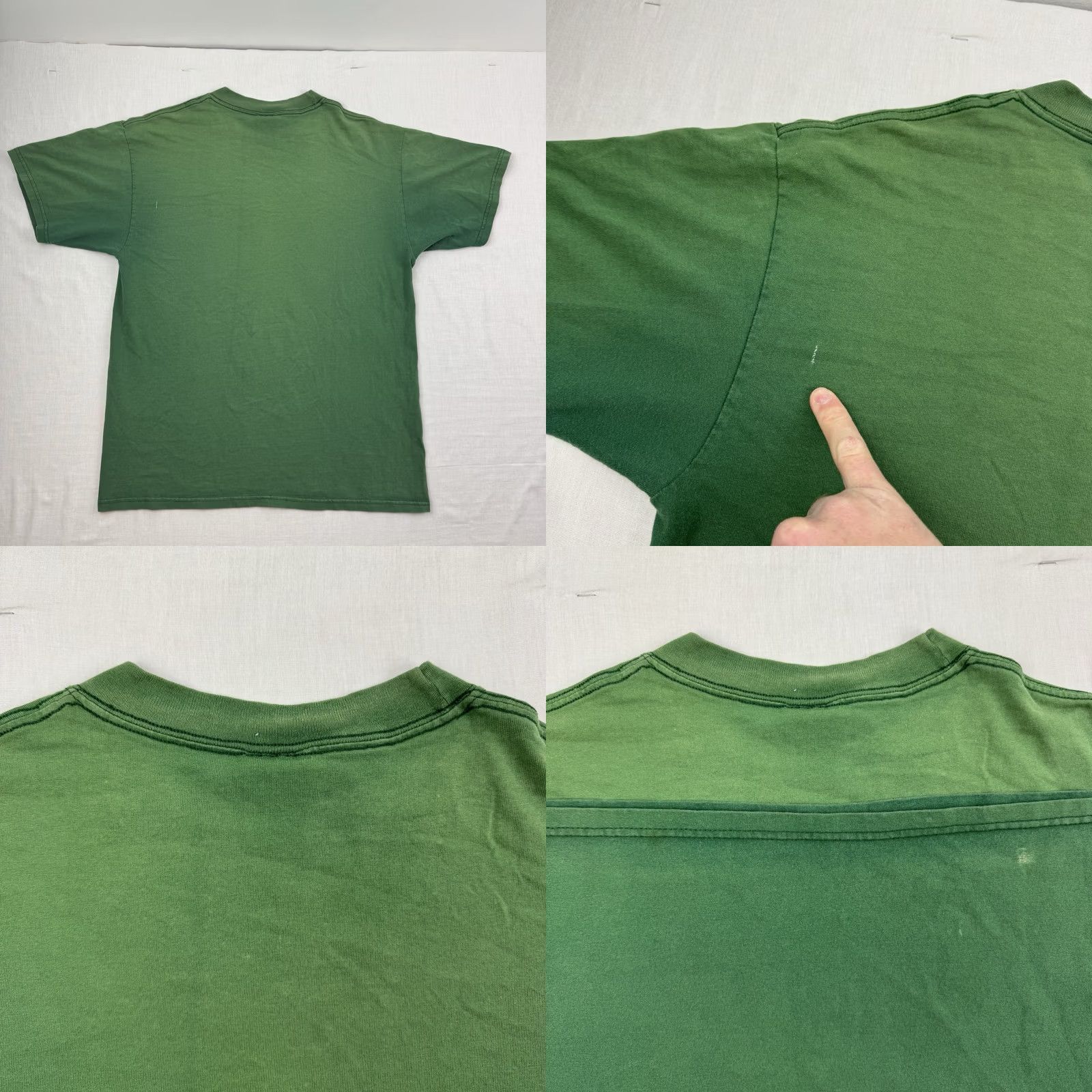 Hanes VINTAGE Hanes T-Shirt Adult Large Green Nature Animals 90s Tigers Shirt Mens Size US L / EU 52-54 / 3 - 9 Thumbnail