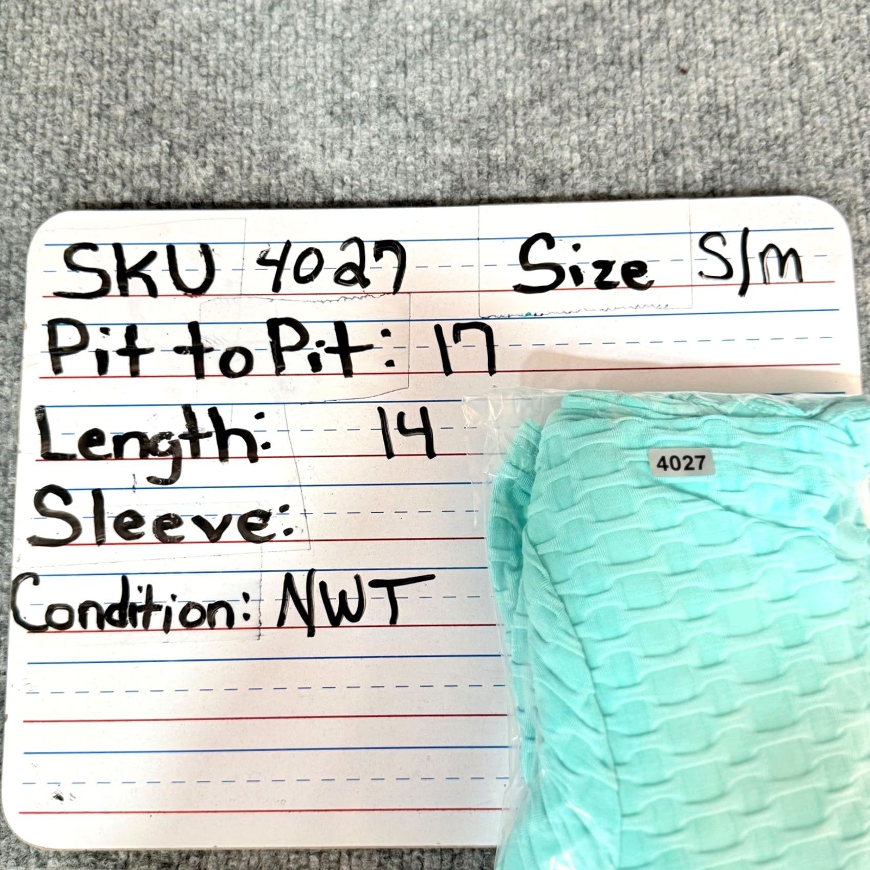 Vintage Honeycomb Bubble Knit Crop Top S/M Texture Ruched Y2K Fairycore Pastel Blue Cotton Blend Slim V-Neck Short Sleeve Cropped Tank Casual Women's Shirt Size S / US 4 / IT 40 - 8 Thumbnail