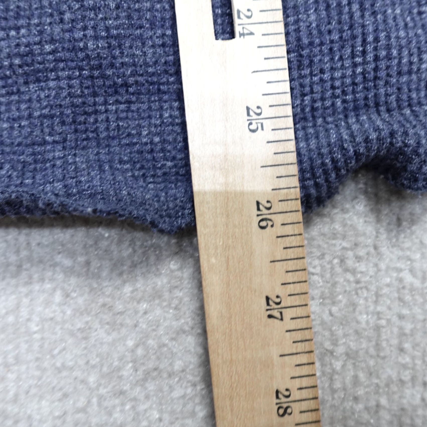 Wallace & Barnes Wallace & Barnes Shirt Medium Blue Heather Long Sleeve Henley Thermal Shirt Mens M Blue Henley Cotton Pullover Casual Modern Fit Size US M / EU 48-50 / 2 - 6 Thumbnail