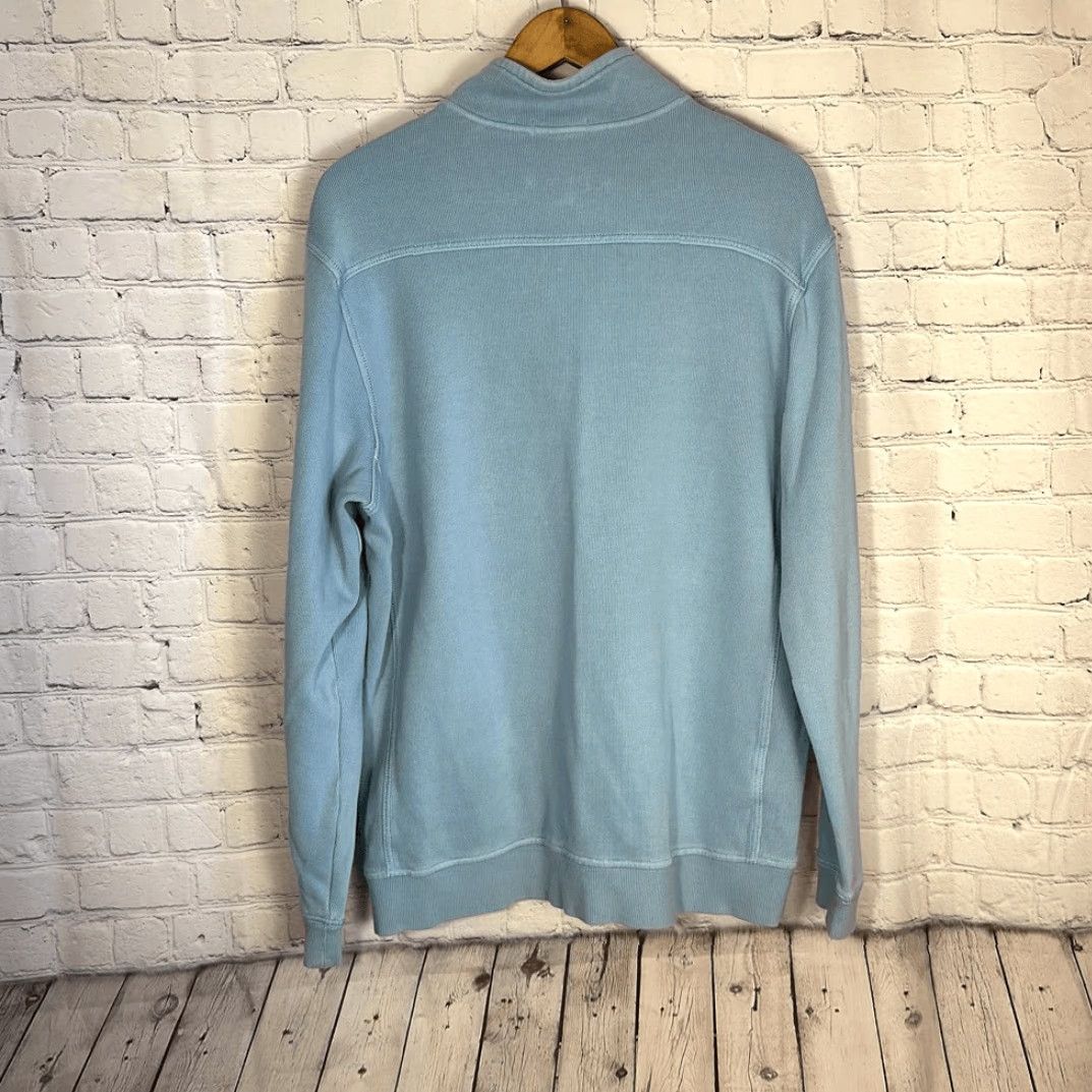 Tommy Bahama Tommy Bahama Men’s Antigua Cove Half Zip Sweatshirt L Large Shirt Pullover Blue Orange Men Size US L / EU 52-54 / 3 - 3 Thumbnail