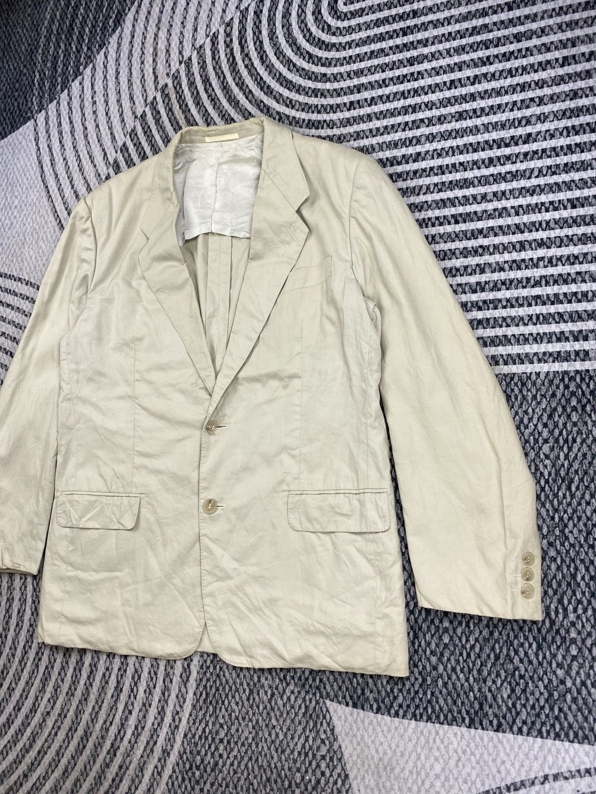 Yohji Yamamoto Yohji Yamamoto LQ Y’s For Men Double Button Blazer Size US M / EU 48-50 / 2 - 4 Thumbnail