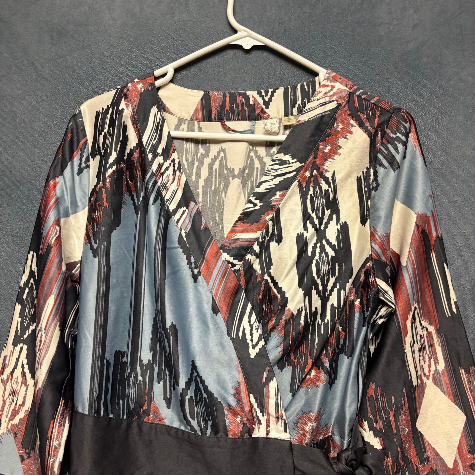 Other Eloise Wraparound Dress Midi Art to Wear Hippy Boho Sexy Size S / US 4 / IT 40 - 3 Thumbnail