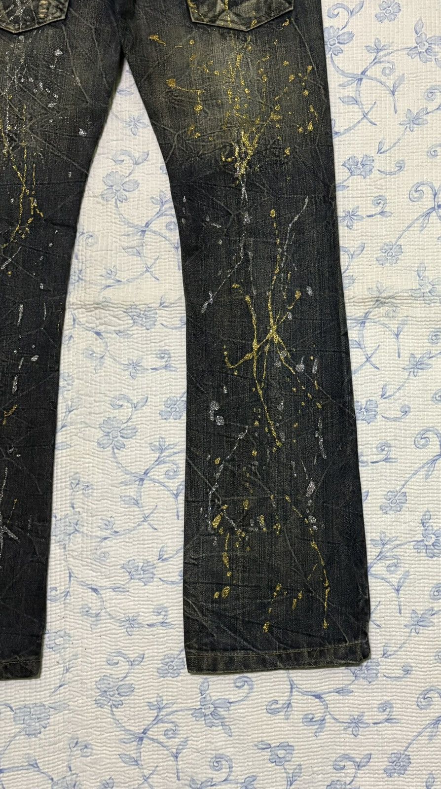 Other K.U.I Streetwear Jeans Flared Distressed Denim Size US 32 / EU 48 - 14 Thumbnail