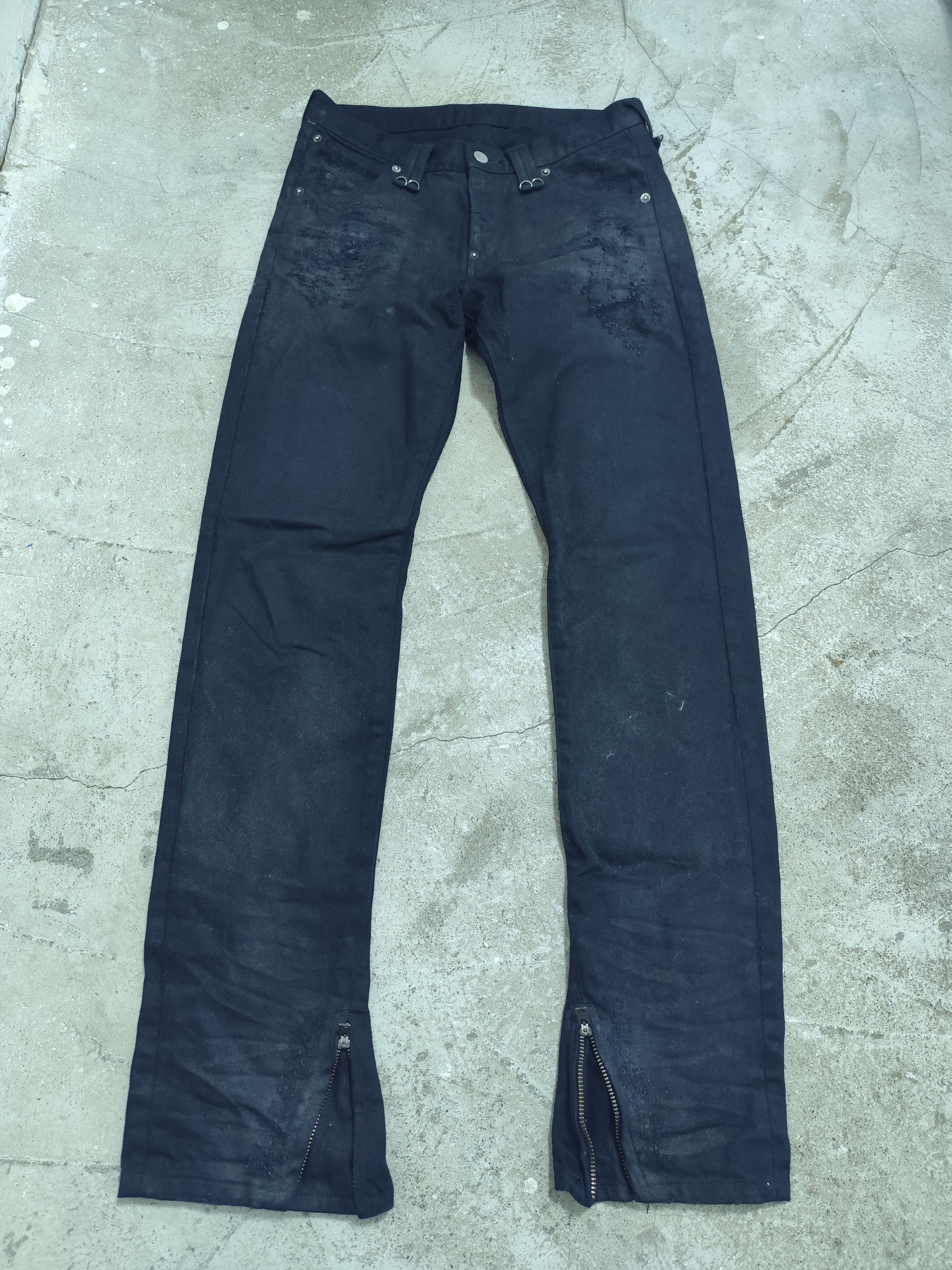 Buffalo Bobs Waxed Denim Double ankle Zip Buffalo bobs coating