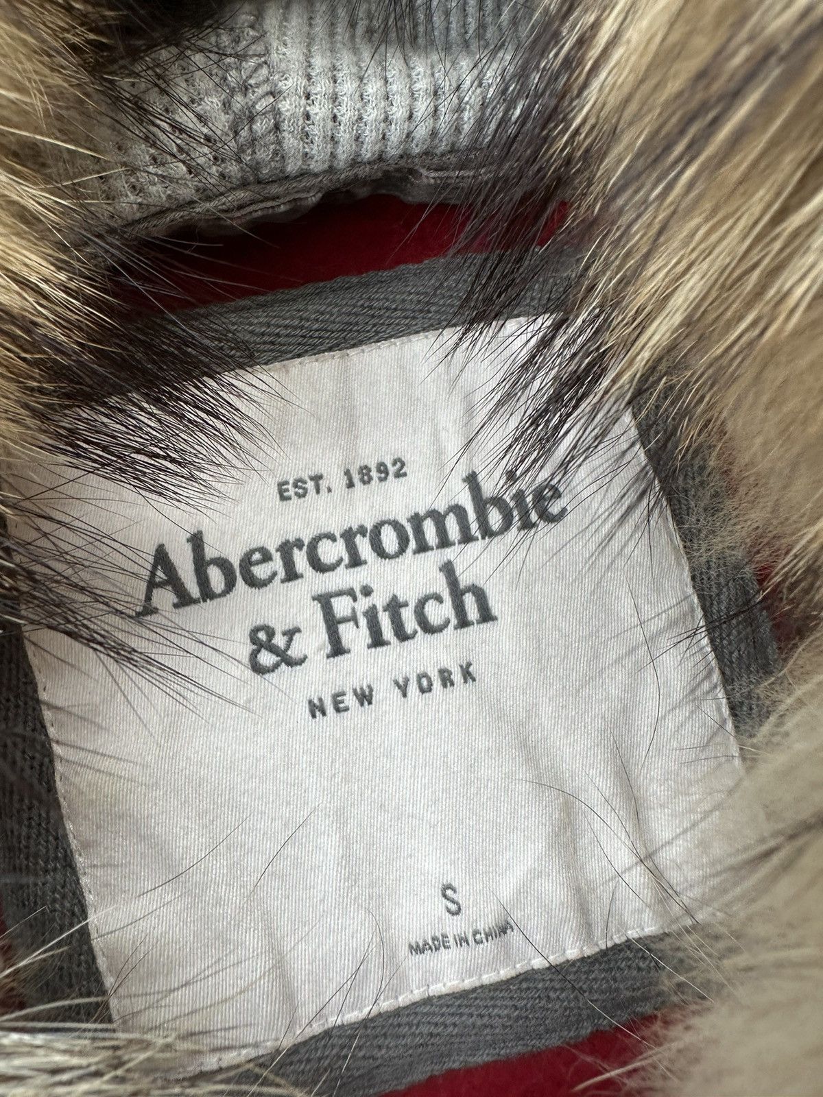 Abercrombie & Fitch DISTRESSED ABERCROMBIE FUR HOODIE IFSIXWASNINE LGB STYLE Size US S / EU 44-46 / 1 - 7 Thumbnail
