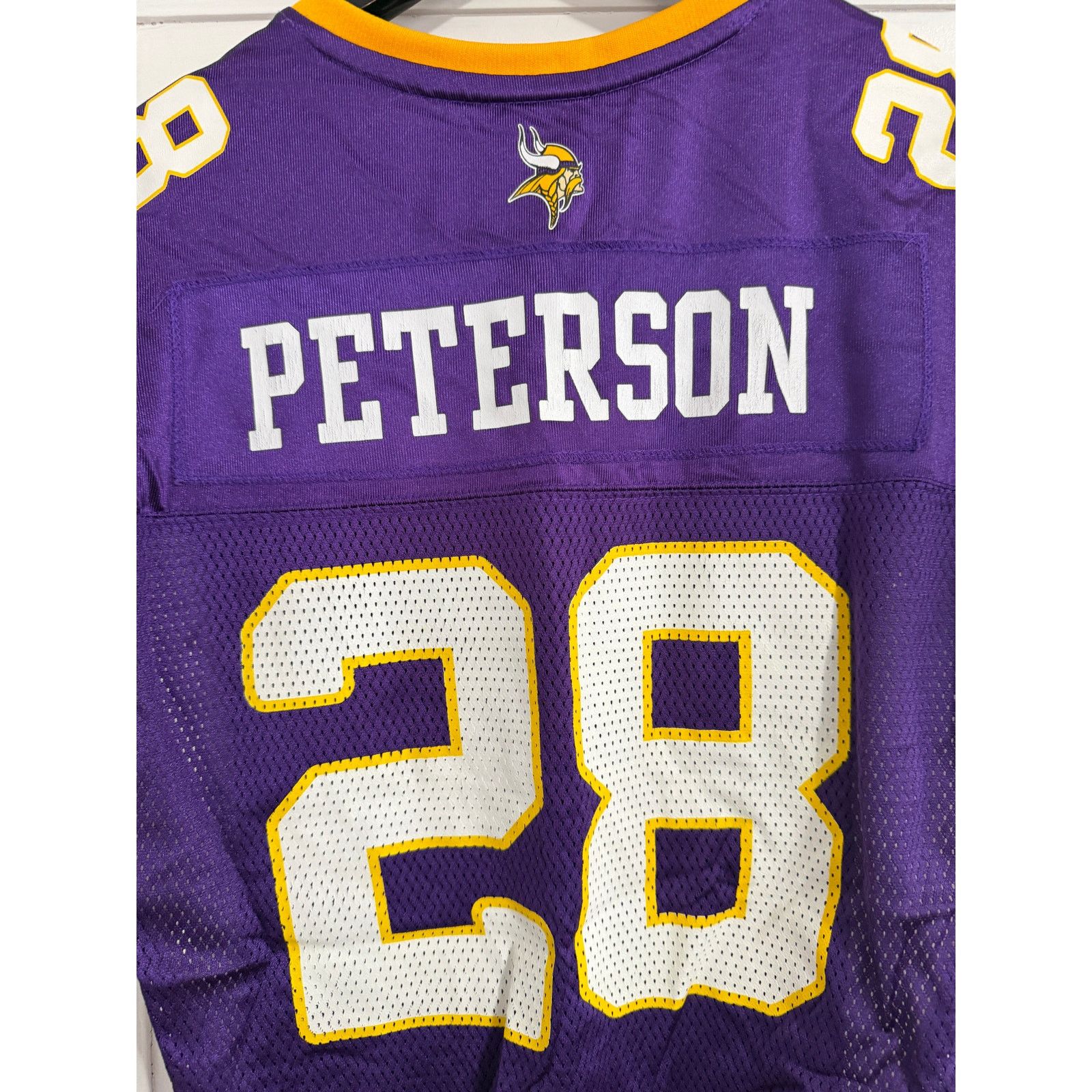 Reebok Adrian Peterson Minnesota Vikings Jersey Women's Size Large Size L / US 10 / IT 46 - 3 Thumbnail