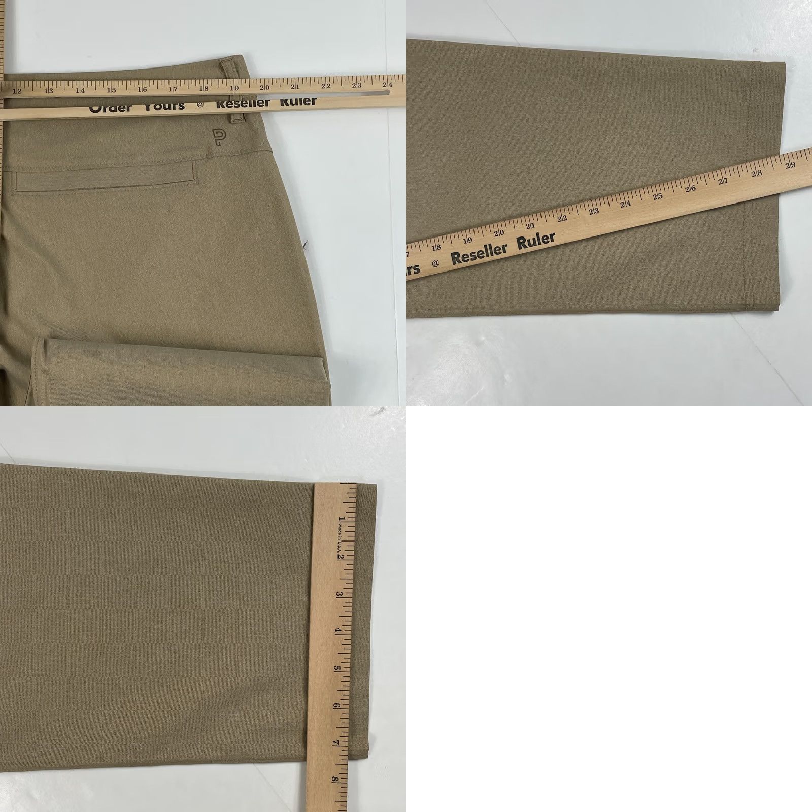 Vintage Public Rec Pants Men 38 x 30 Beige Gamechanger 5 Pocket Straight Leg Tech Golfer Size US 38 / EU 54 - 9 Thumbnail