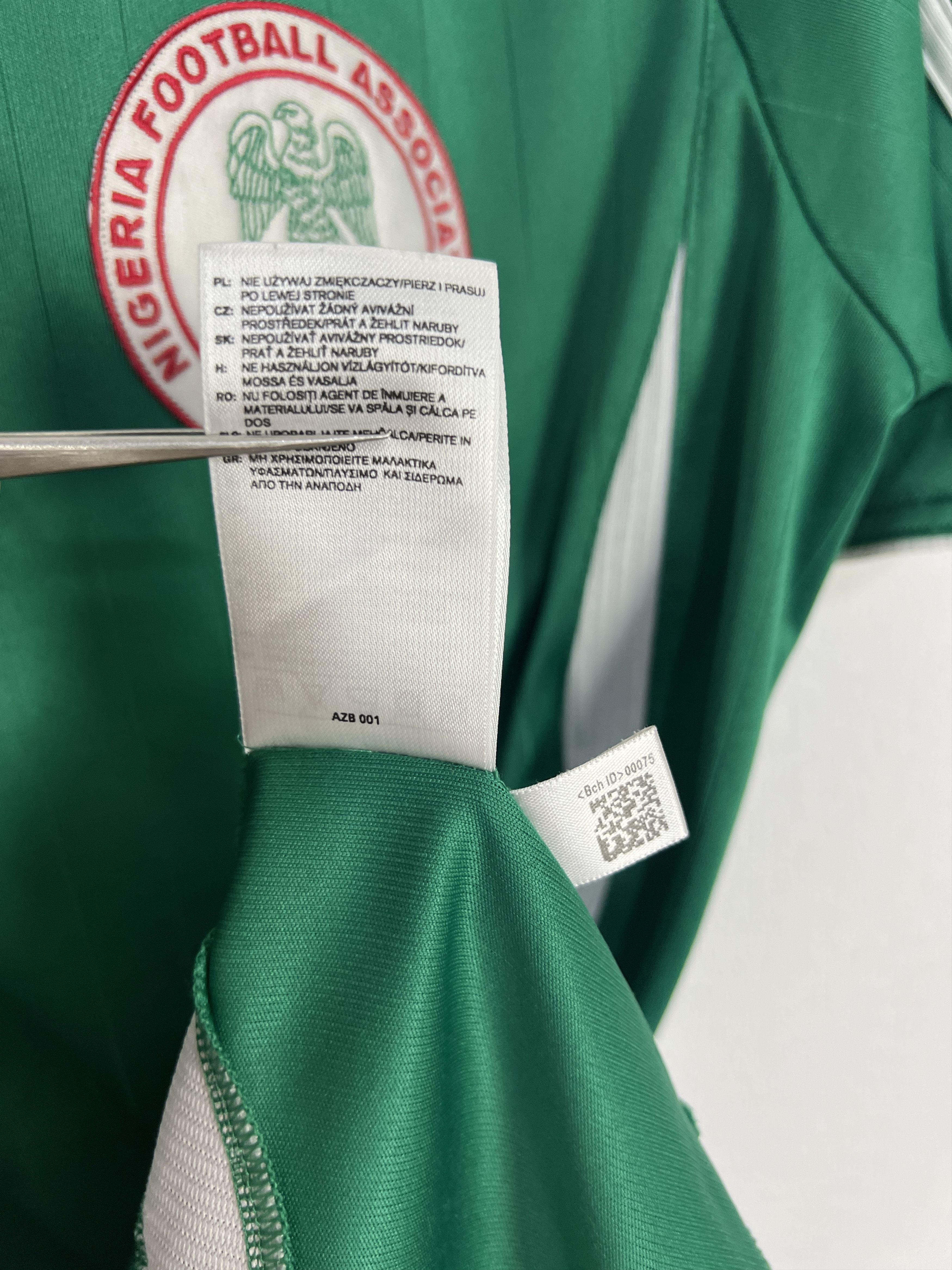 Adidas Nigeria Home football shirt 2005 Soccer Adidas Jersey Size US S / EU 44-46 / 1 - 10 Thumbnail
