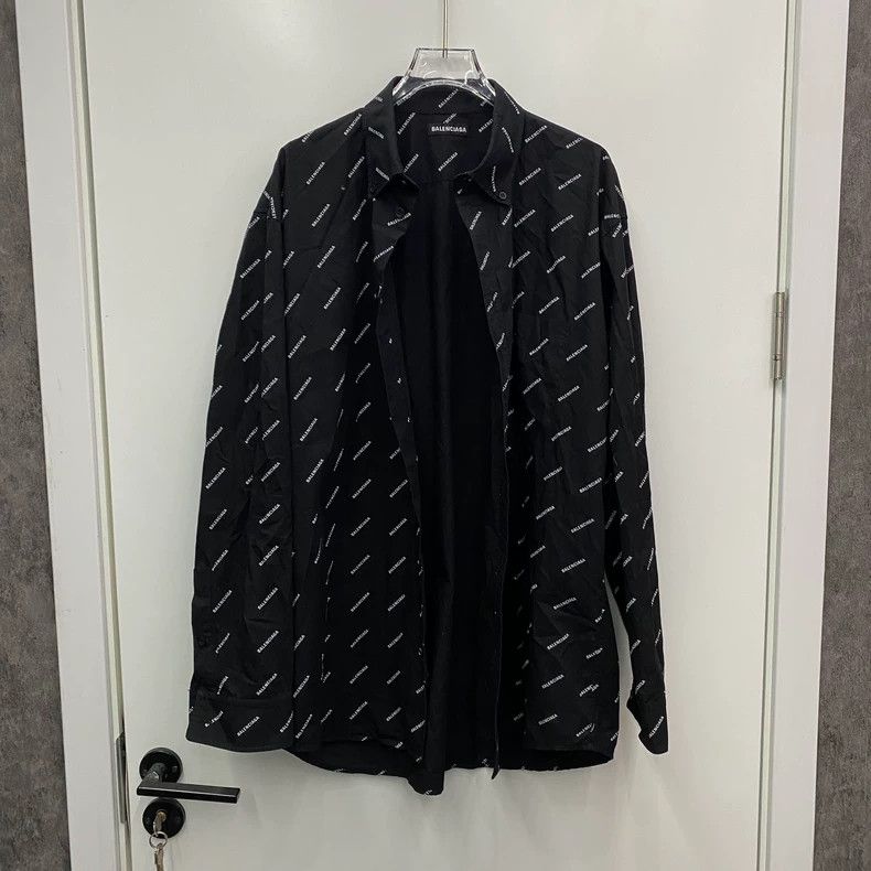 Balenciaga Balenciaga size 38 Full Print Barrage Shirt Size S / US 4 / IT 40 - 1 Thumbnail