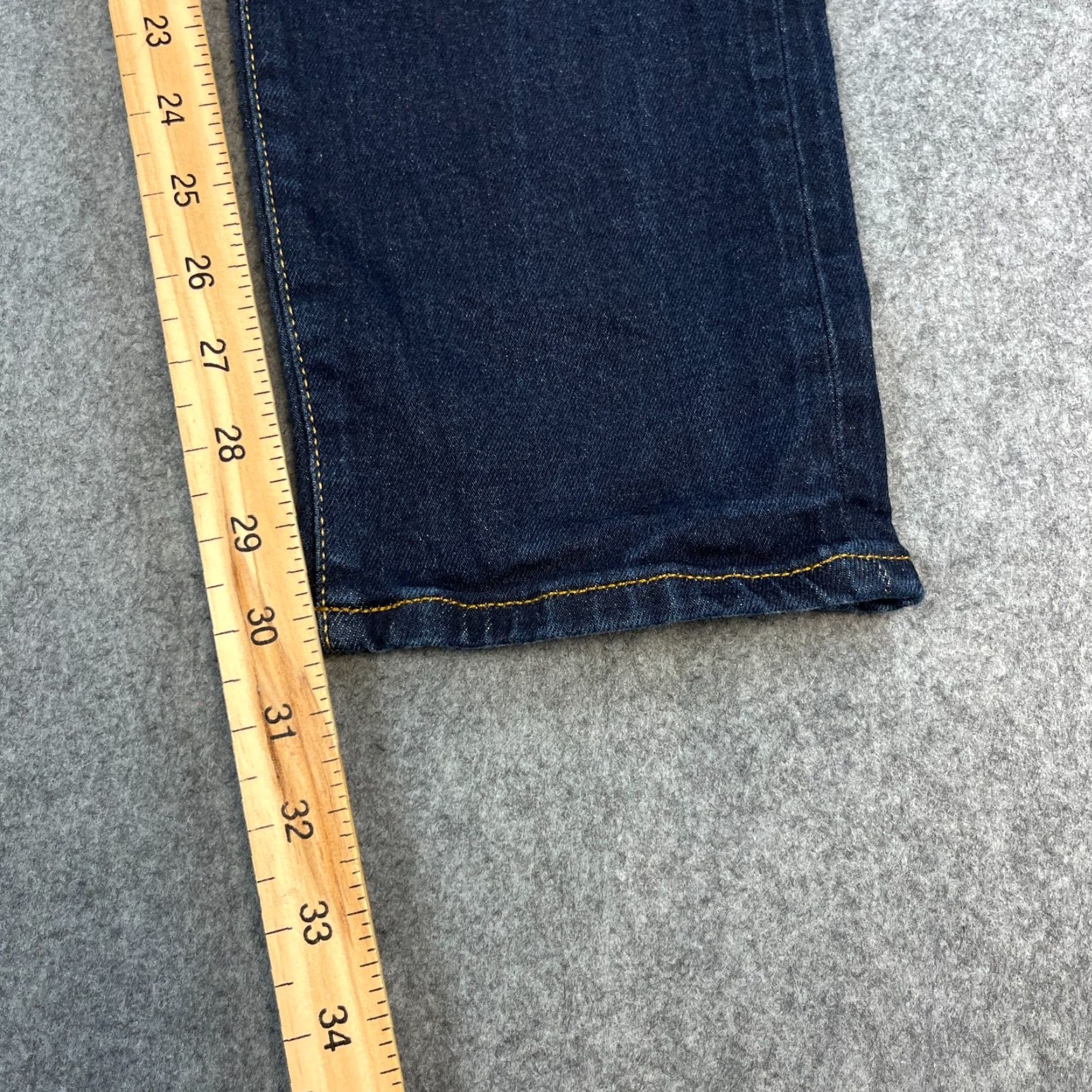 Superdry Superdry Jeans Selvedge Tapered Fit 30 32 Dark Blue Indigo Organic Cotton Mens Jeans Wide 30 in Inside Leg 32 in 5-Pocket Denim Shirtless? Size US 30 / EU 46 - 4 Thumbnail