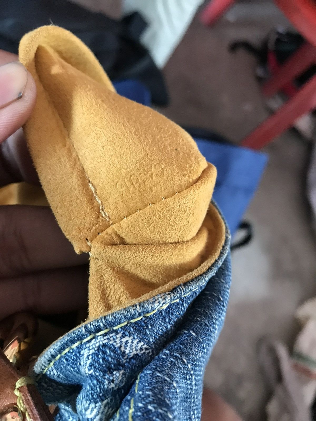 Louis Vuitton Vintage Denim Louis Vuitton Size ONE SIZE - 5 Thumbnail