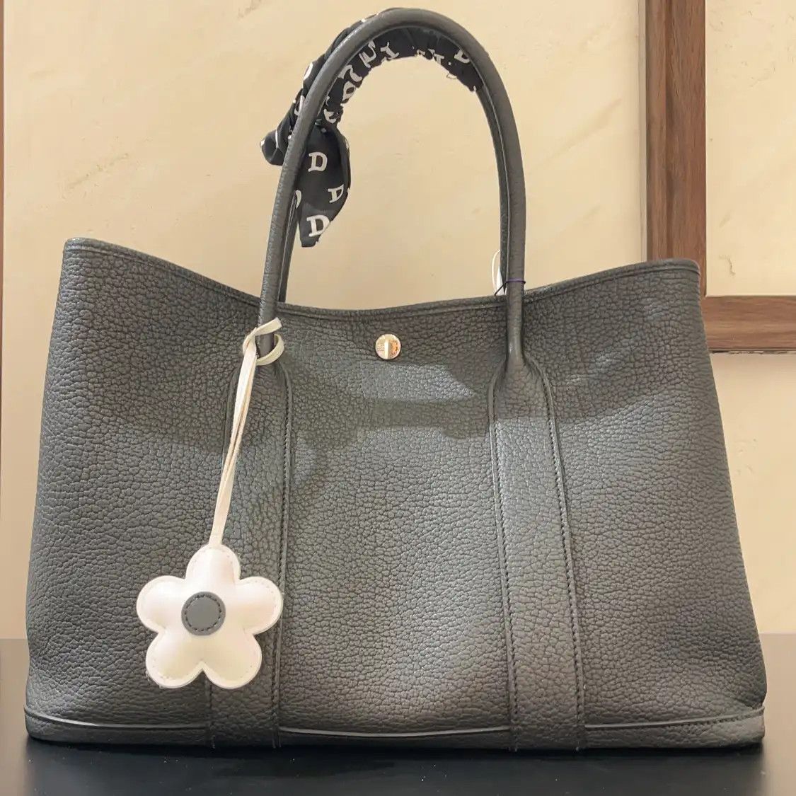 Hermes Hermes Garden Party 36 Midnight Blue Negondacowhide leather Garden Party handbag Size ONE SIZE - 1 Thumbnail