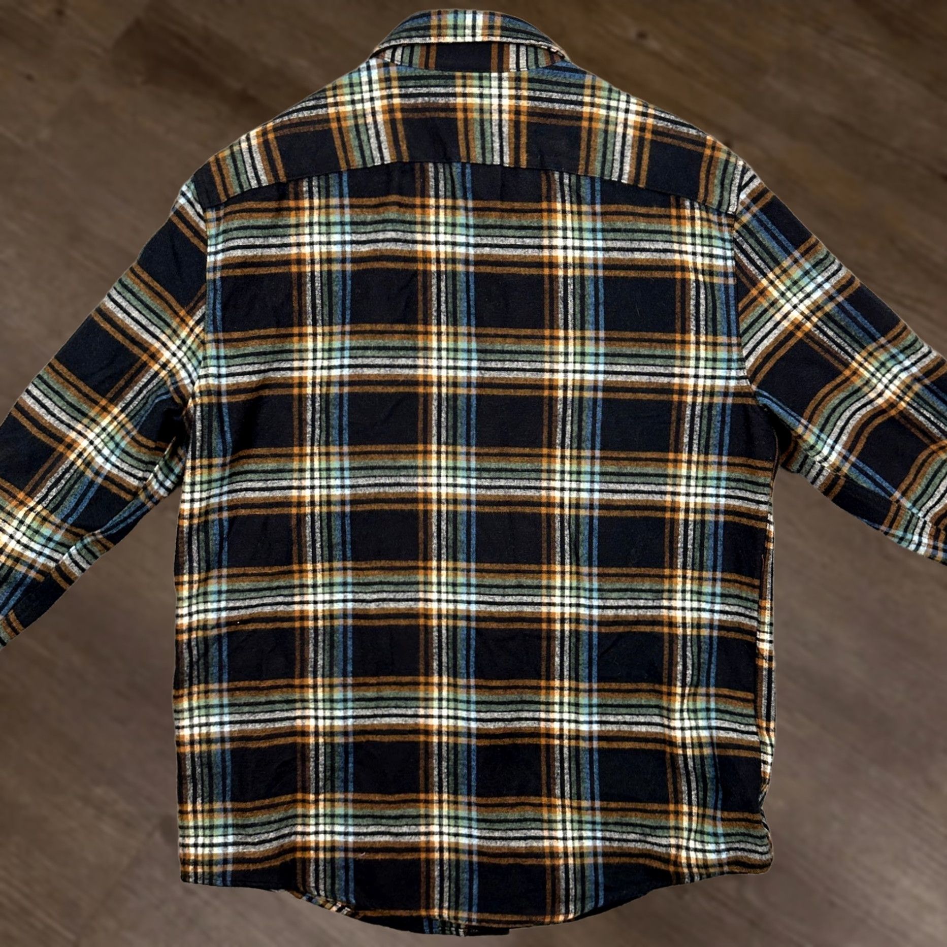 Vintage L.L. Bean Signature Shirt Mens Medium Black Slim Fit Flannel Plaid Button Up EUC Size US M / EU 48-50 / 2 - 1 Thumbnail