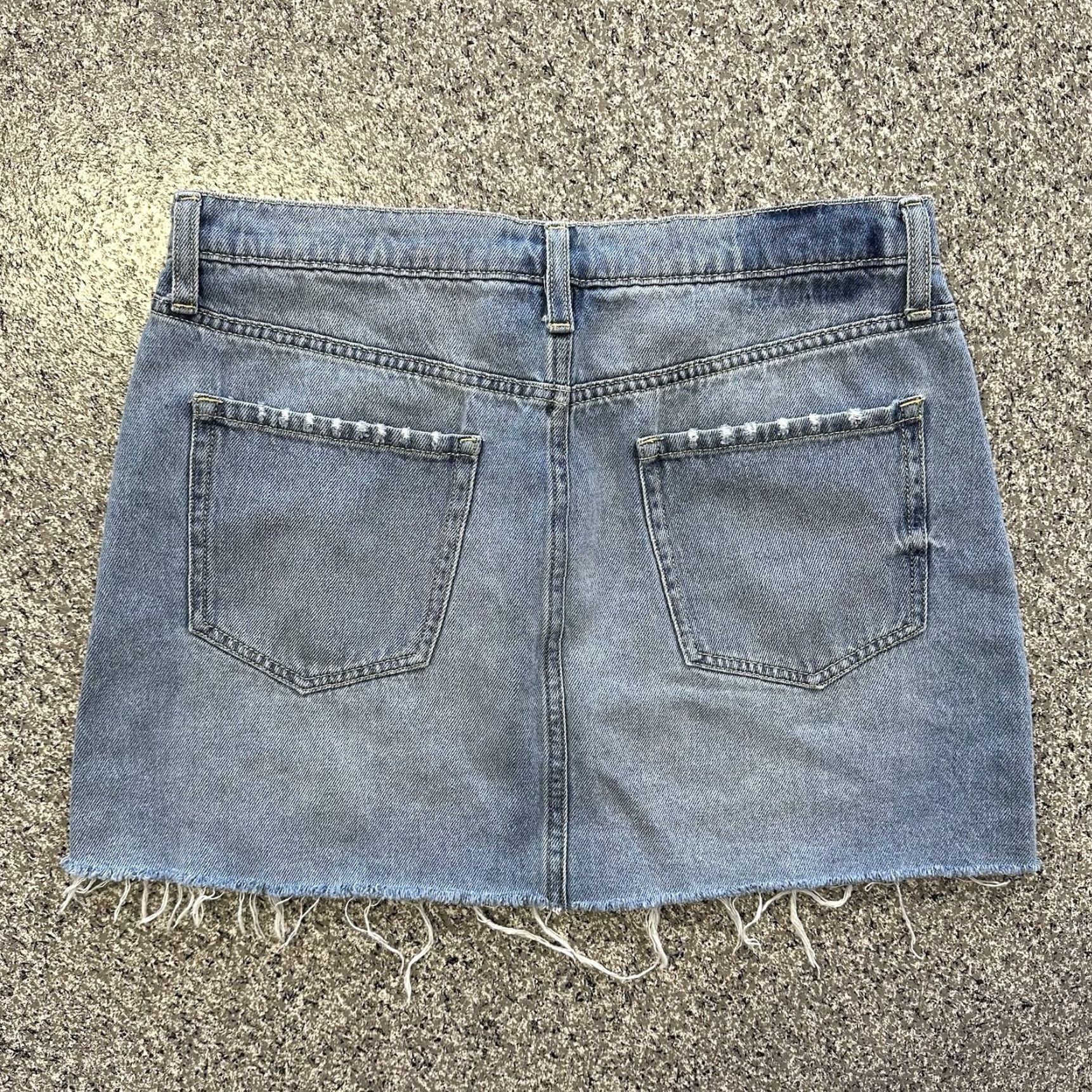 Vintage Aéropostale Skirt Womens 8 Denim High Rise Mini Blue Casual Shorts? Size 30" / US 8 / IT 44 - 3 Thumbnail