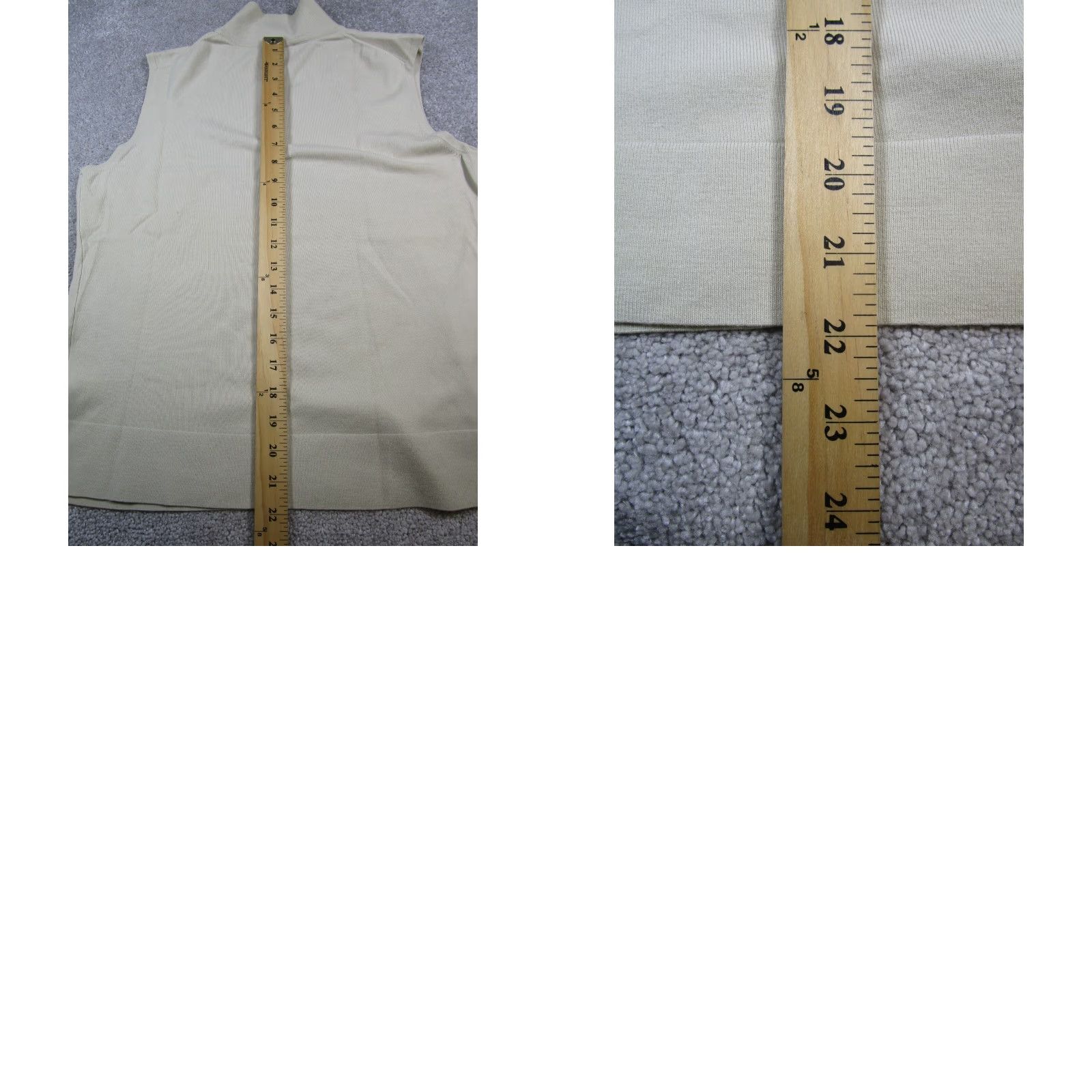 Escada VINTAGE Escada Sport Sweater Womens XL Beige Merino Wool Knit Vest Size XL / US 12-14 / IT 48-50 - 8 Thumbnail