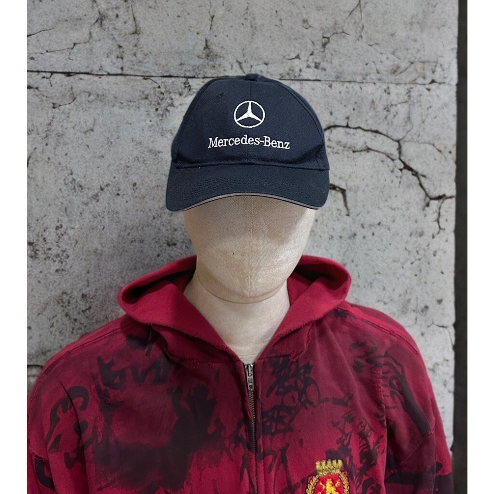 Vintage Vintage Mercedes-Benz Baseball Men’s Black Rare Cap Hat Size ONE SIZE - 1 Thumbnail