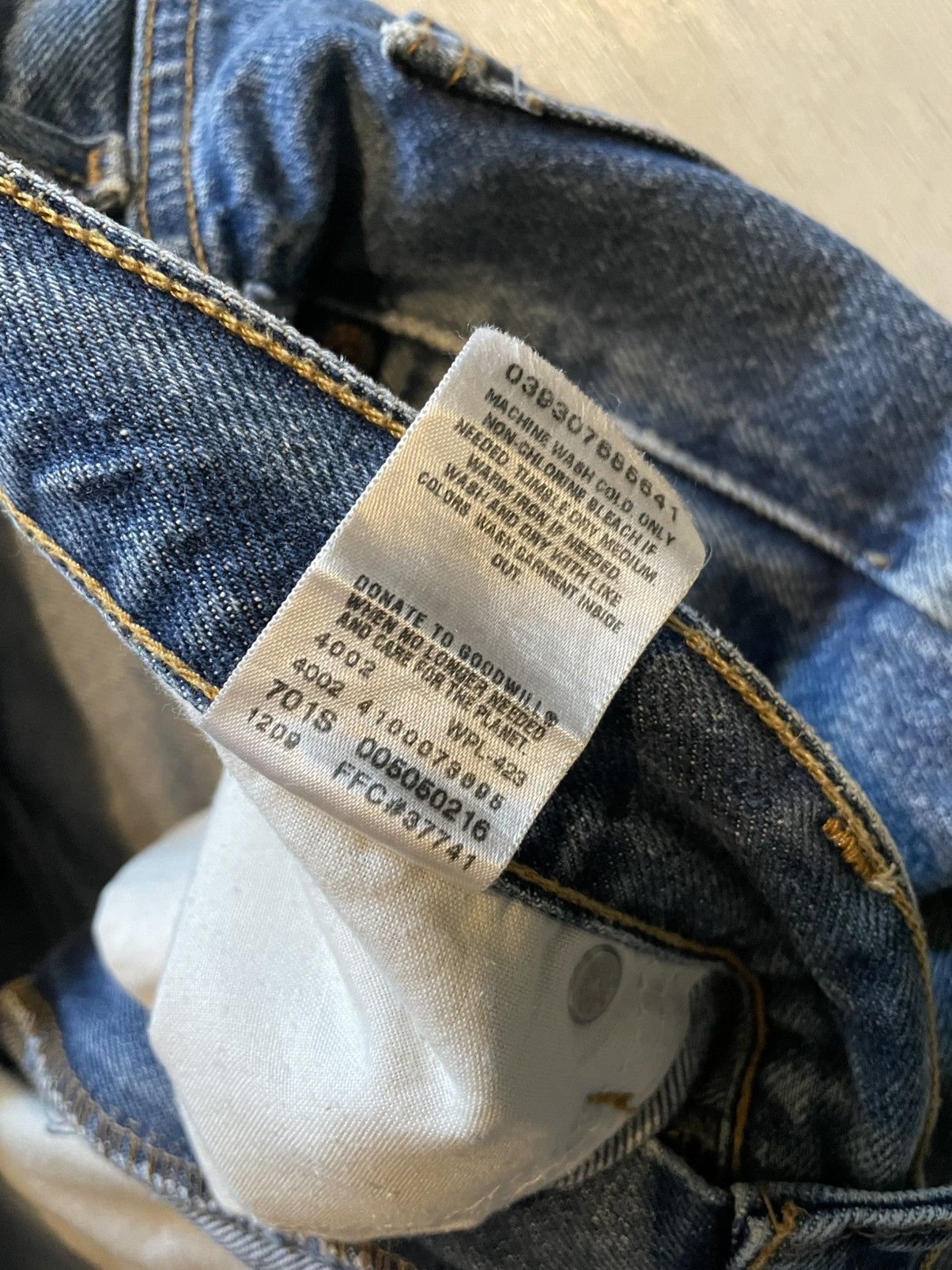 Levi's VTG Y2K 02 Levis 505 Regular Fit Straight Leg Sz 36x32 Size US 36 / EU 52 - 7 Thumbnail