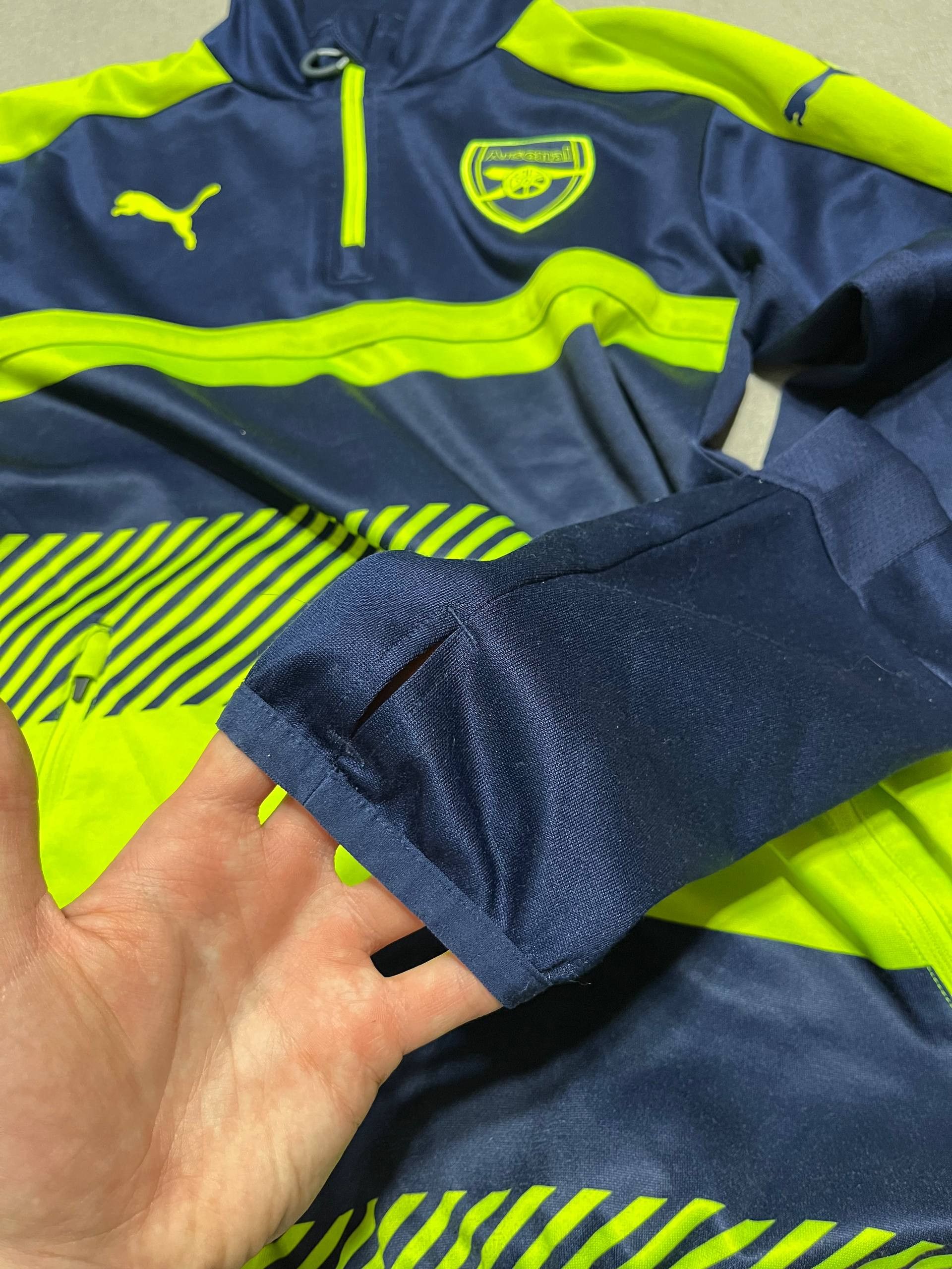 Puma Puma Arsenal 16/17 Training Jacket 1/4 Track Top Jersey Sz S Size US S / EU 44-46 / 1 - 6 Thumbnail