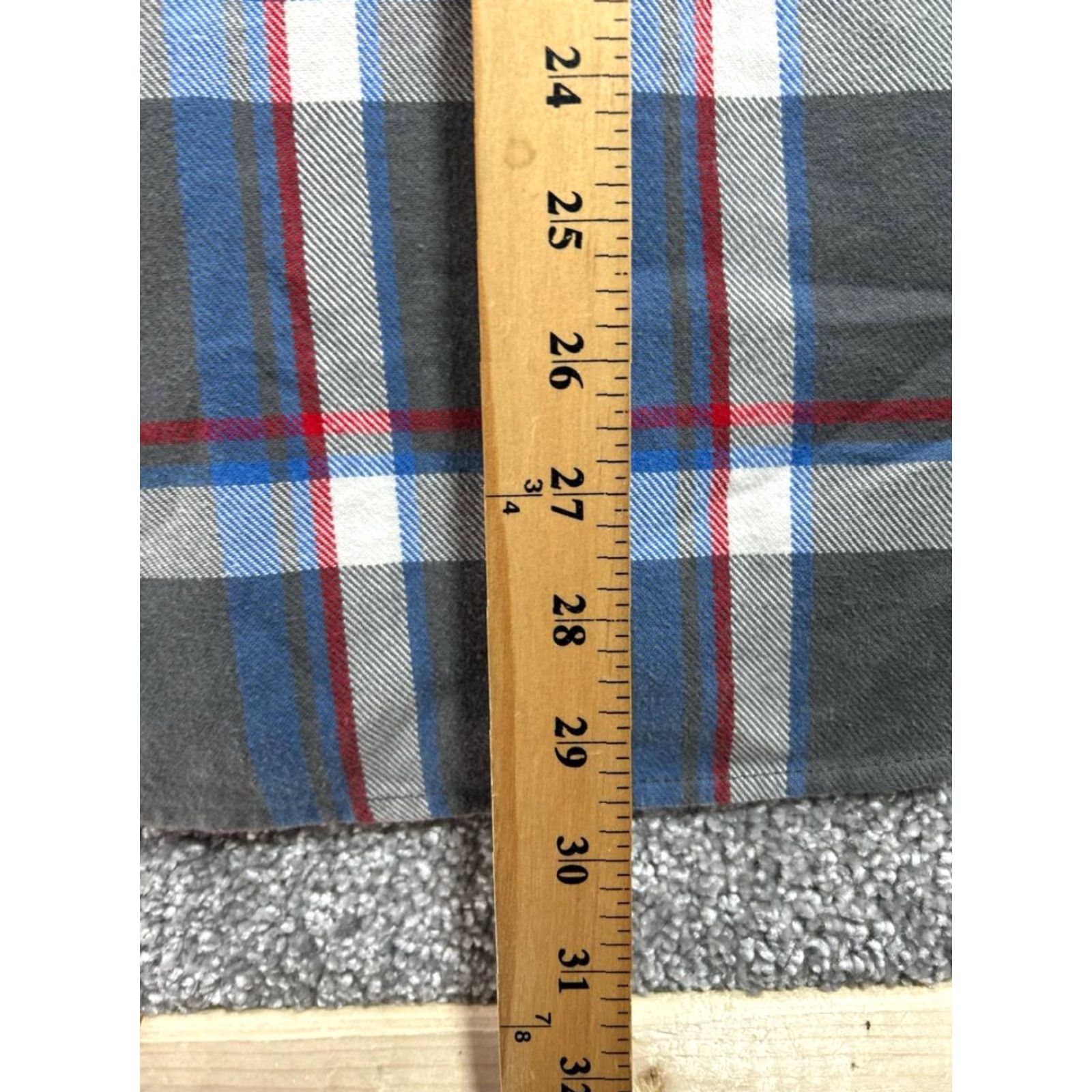 Bonobos Bonobos Flannel Shirt Mens Large Gray Cotton Slim Fit Dual Chest Pockets Casual 90s Theme Boys? Size US L / EU 52-54 / 3 - 7 Thumbnail