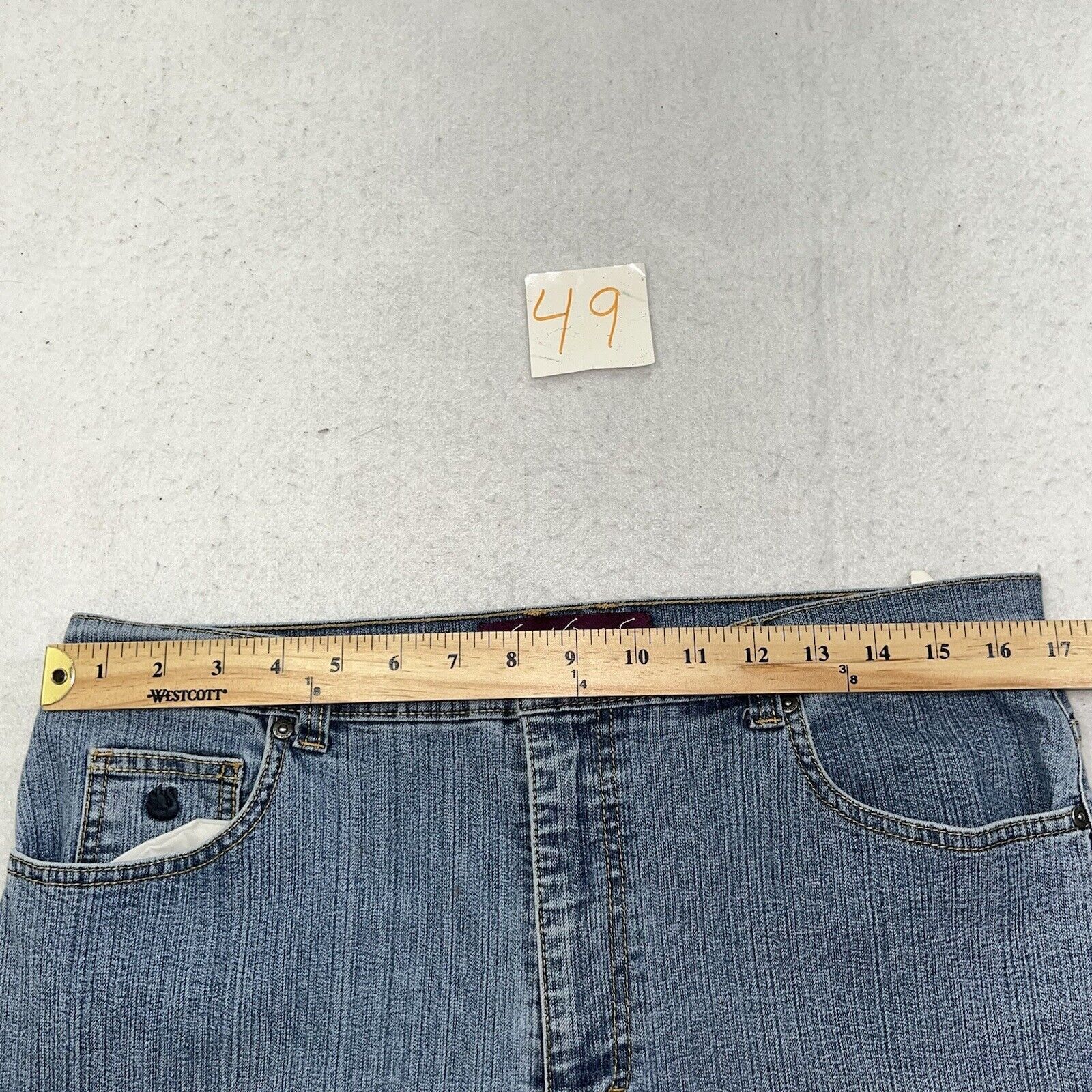 Gloria Vanderbilt Gloria Vanderbilt 14 Straight Leg Denim Jeans Stretch Size 33" - 9 Thumbnail