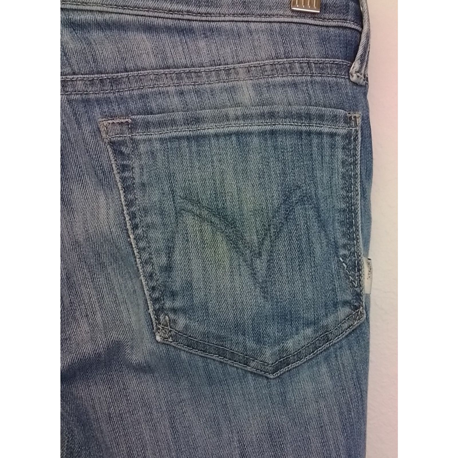 MOTHER Mother Denim The Frayed Rascal Jeans Women's 26 Medium Wash Size 26" / US 2 / IT 38 - 6 Thumbnail