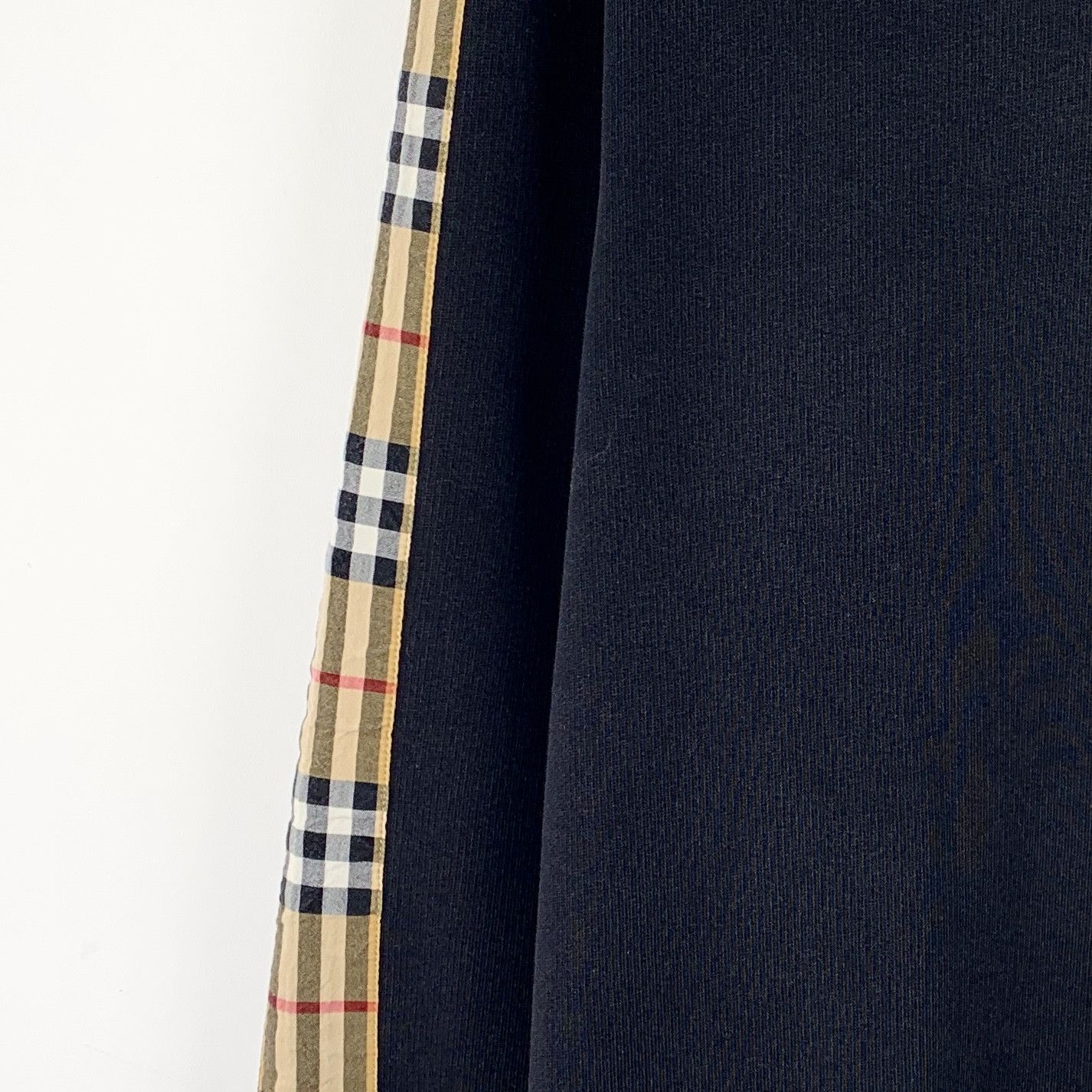 Burberry Burberry Check Panel Sweatshirt Black (S) Size US S / EU 44-46 / 1 - 4 Thumbnail