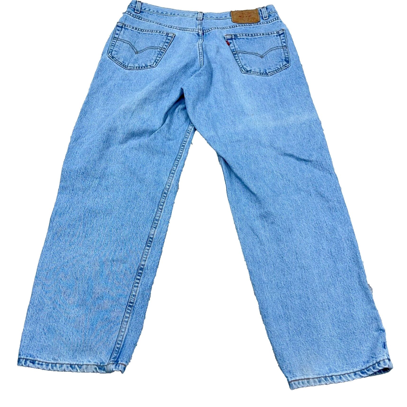 Levi's VINTAGE Levi's 550 Jeans Men 36 Relaxed Tapered 90s Blue Denim 5-Pocket Baggy Slim Fit Casual Mens Size US 36 / EU 52 - 2 Thumbnail