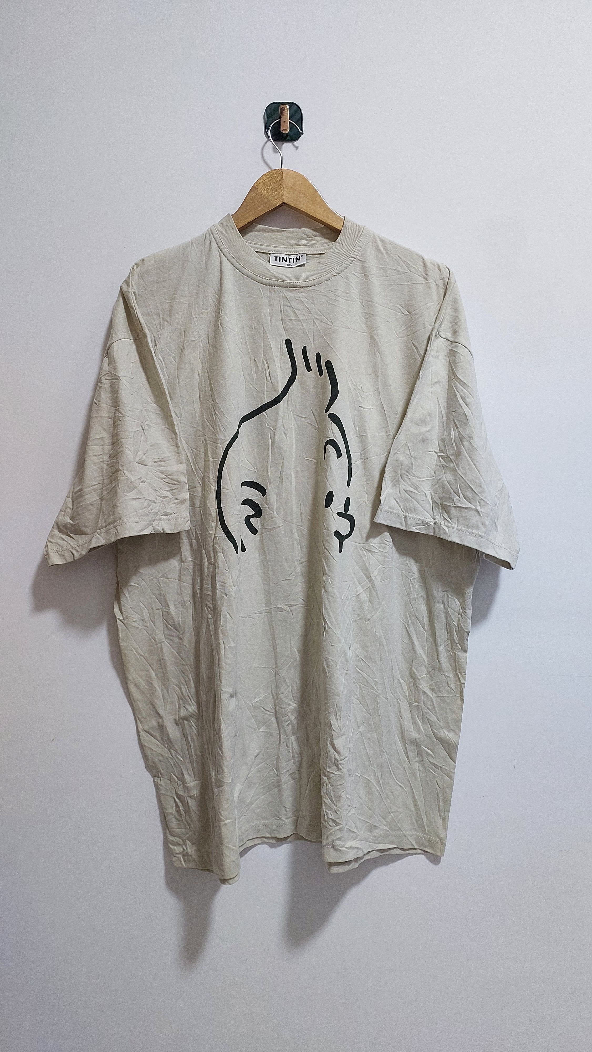 Cartoon Network × Vintage VINTAGE TINTIN CARTOON TSHIRT Size US XXL / EU 58 / 5 - 9 Thumbnail