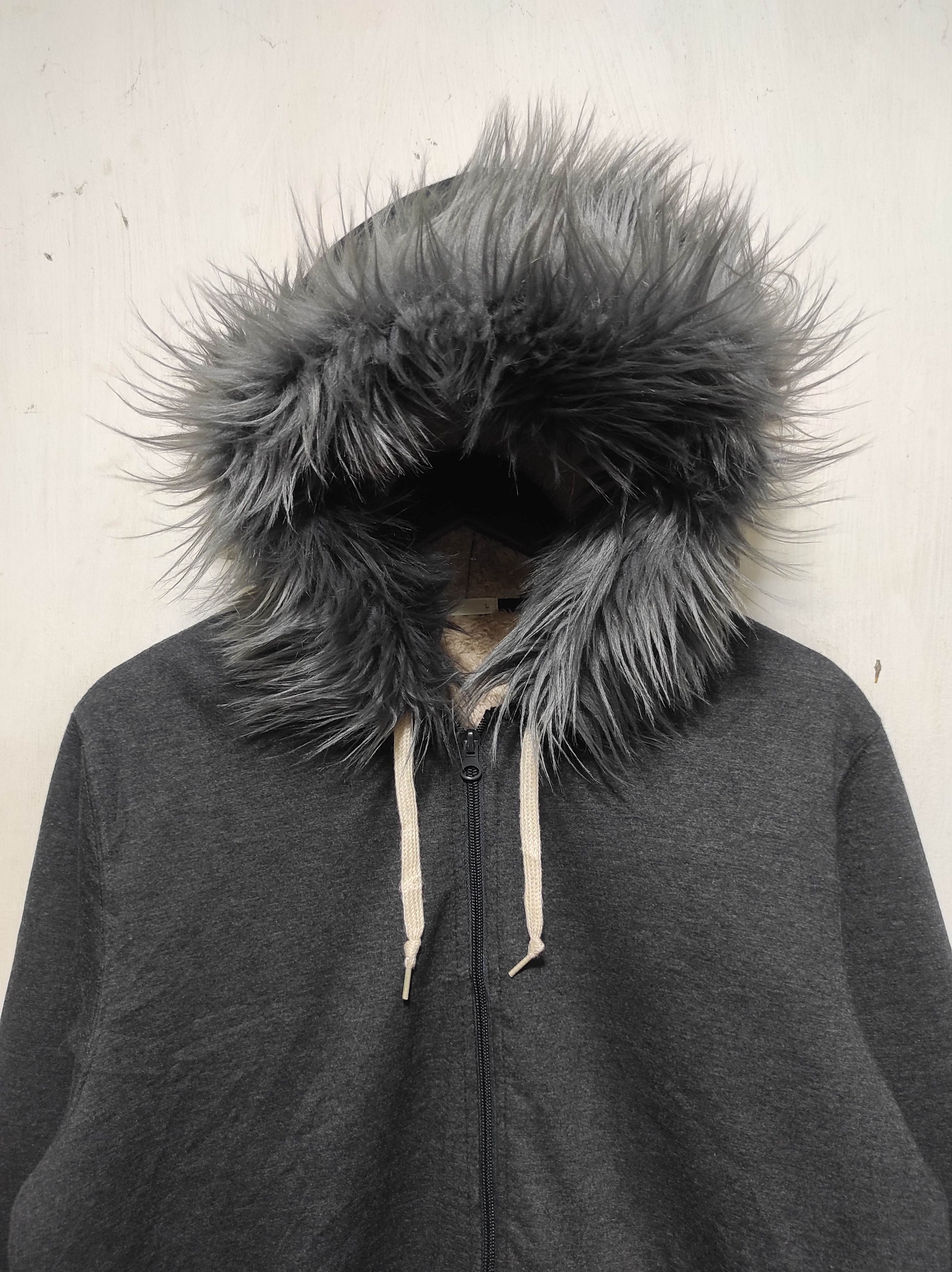If Six Was Nine Gray Sherpa Zipper Fur Hoodie Heavy LGB style Size US L / EU 52-54 / 3 - 4 Thumbnail