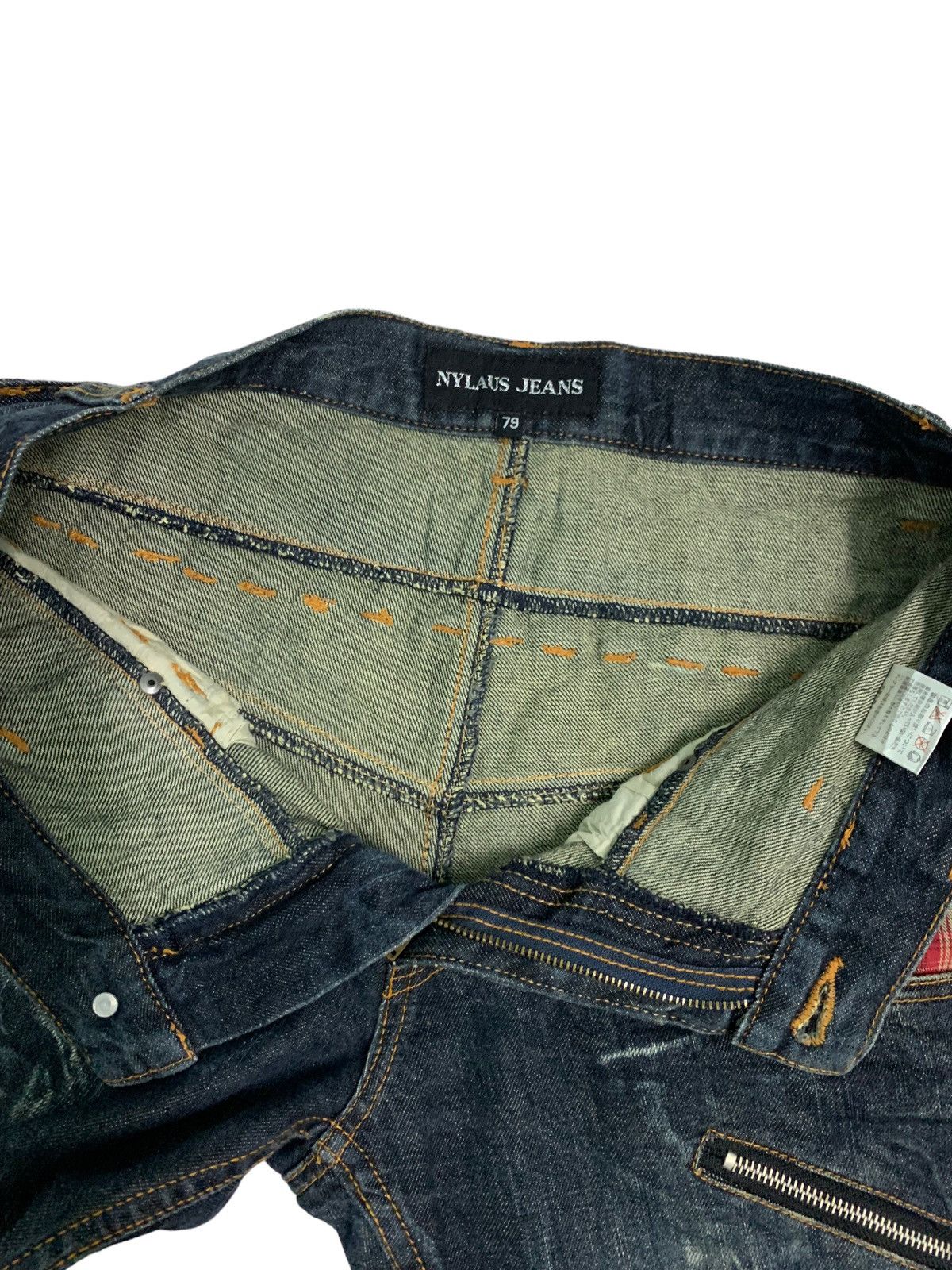 Japanese Brand 🔥Rare Double Waist Japanese Brand Nylaus Jeans Asid Wash Size US 30 / EU 46 - 13 Thumbnail