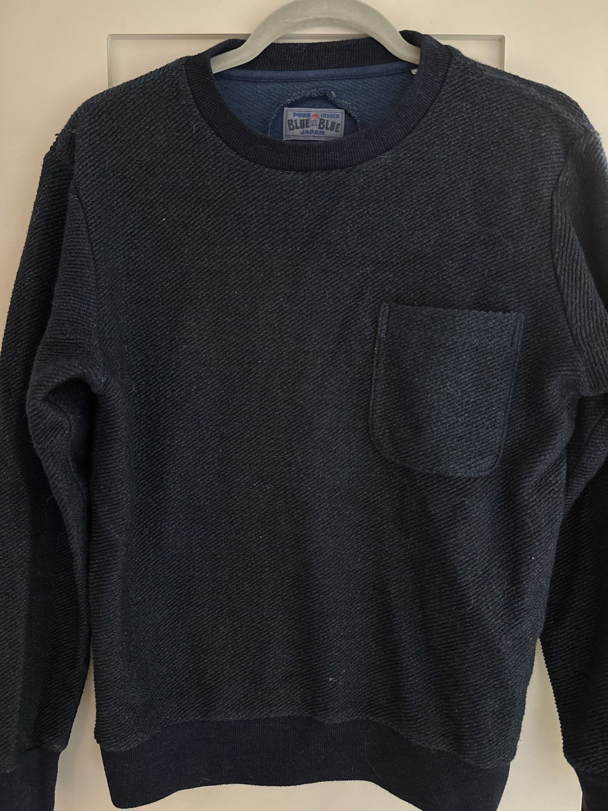 image of Blue Blue Japan Blue Blue Heavy Cotton Sweatshirt Size 1, Men's