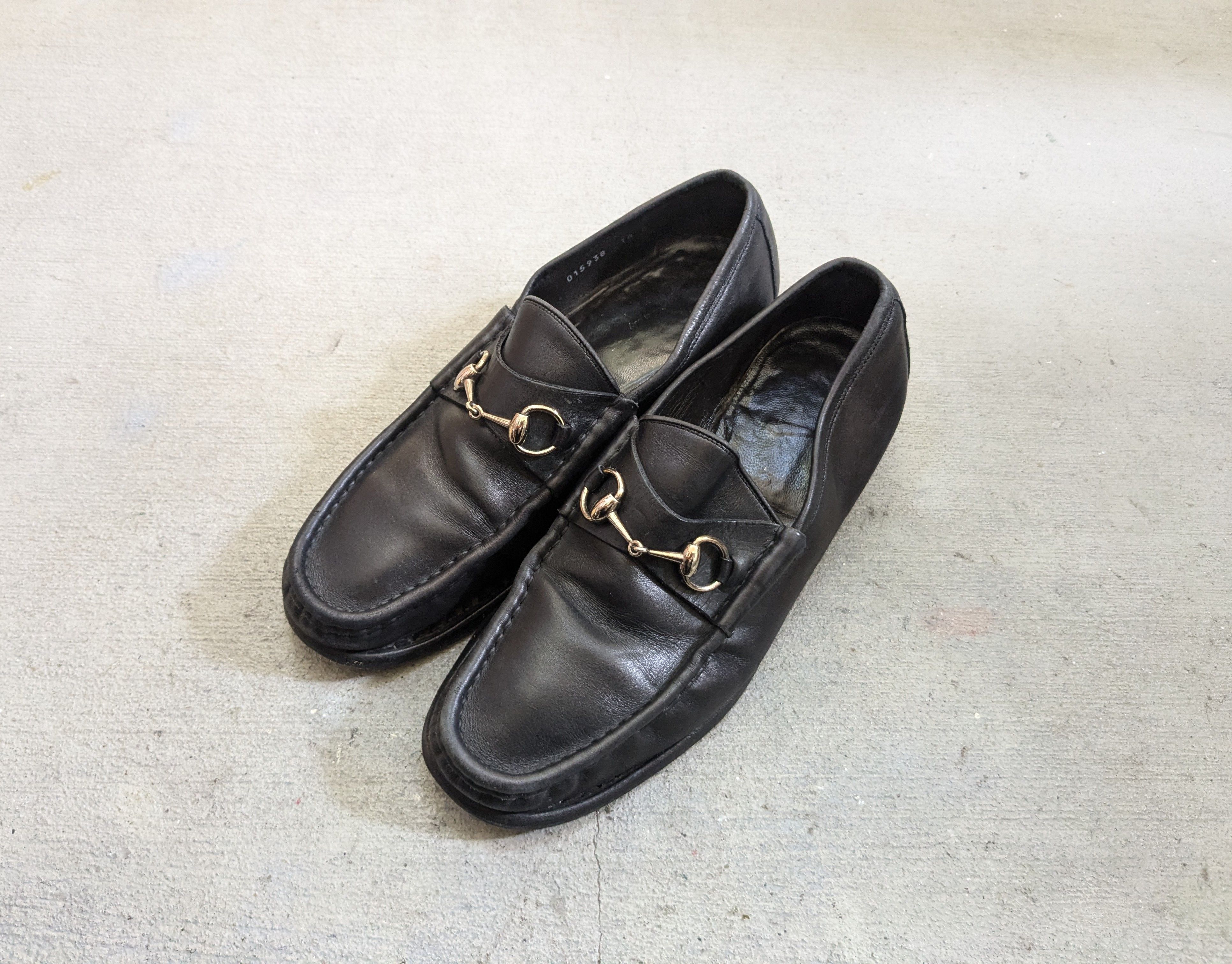Gucci × Tom Ford Gucci Horsebit Loafers Black Leather 10 Snaffle 