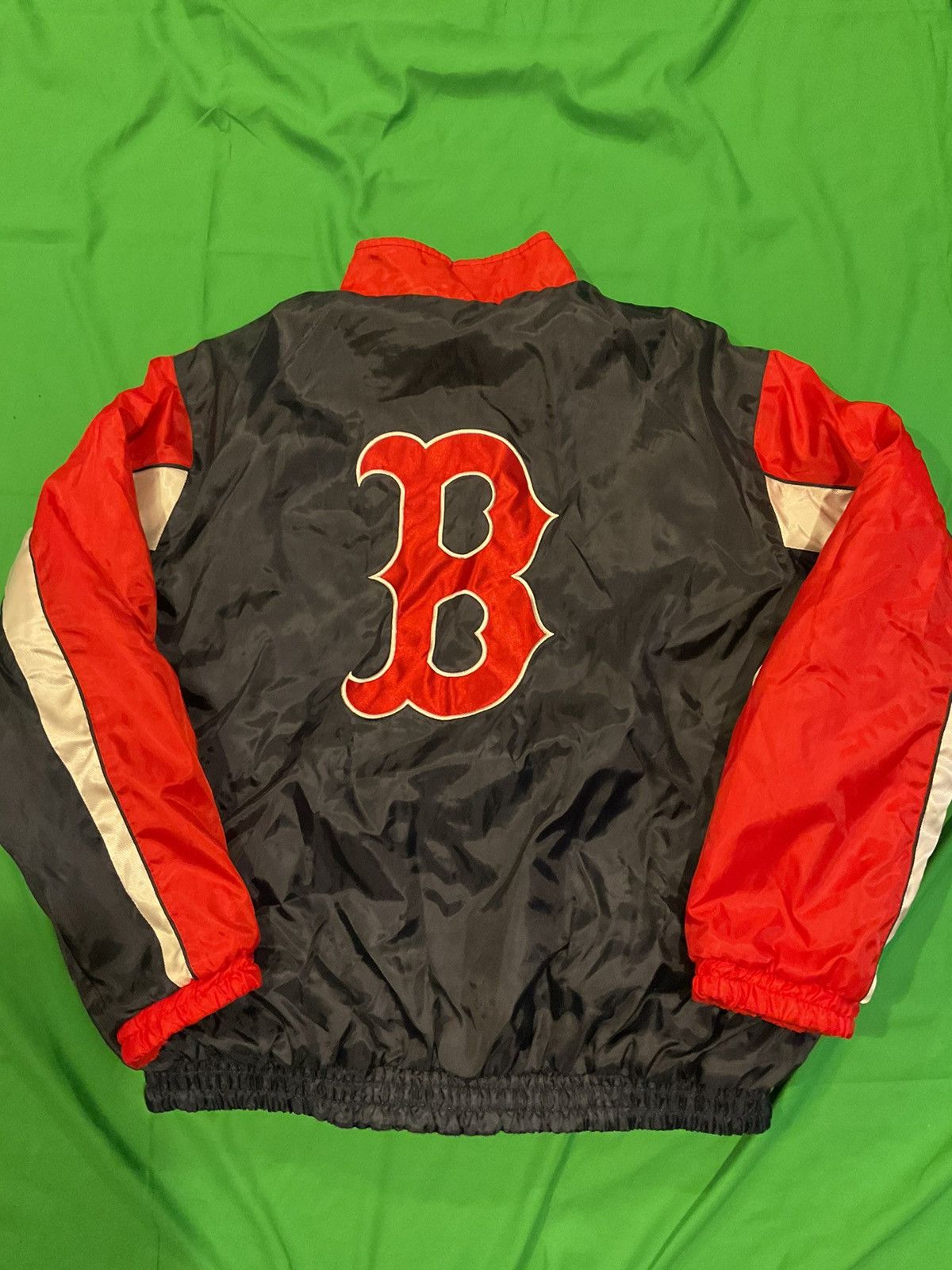 MLB × Vintage Vintage Boston Red Sox windbreaker reversible jacket Size US L / EU 52-54 / 3 - 2 Thumbnail