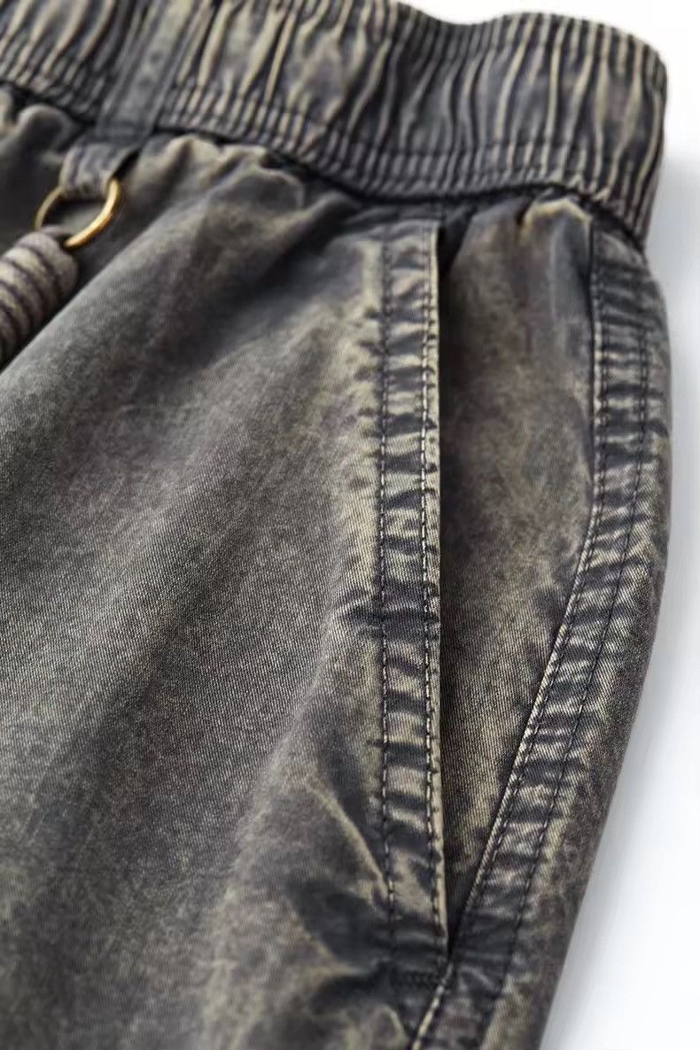 Japanese Brand × Jean Dirty Washed Cotton Cargo Loose Fit Pants Size US 30 / EU 46 - 4 Thumbnail