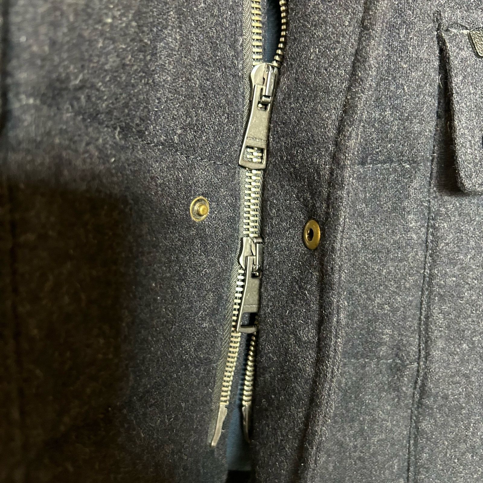 Burberry Burberry Brit Jacket Coat Wool Down Navy Puffer Size L Size US L / EU 52-54 / 3 - 6 Thumbnail