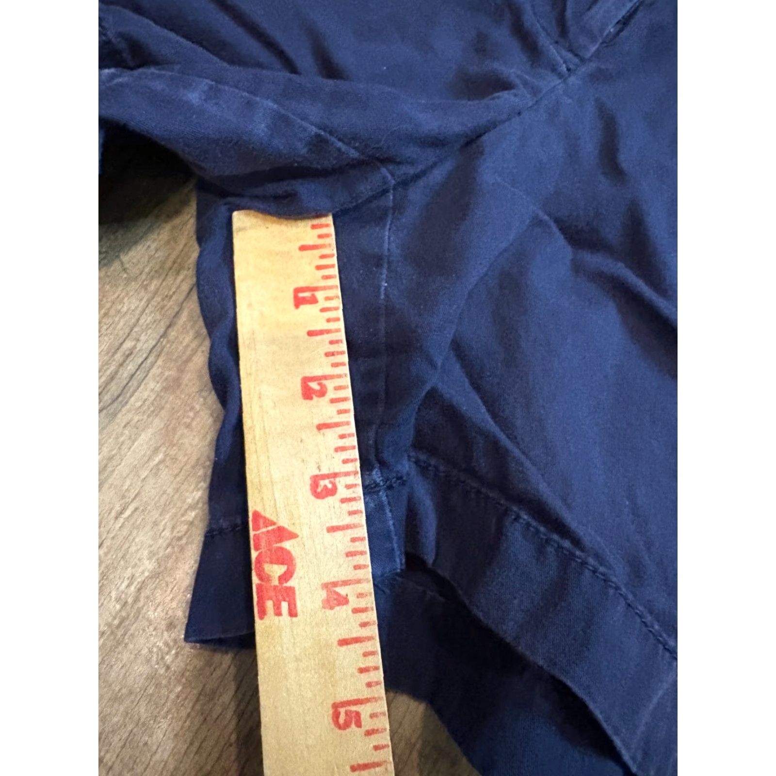 J.Crew J. Crew Chino Shorts Womens Size 6 Blue Broken In, Regular, Solid, Chino, Blue, Women, Size 6 Size 28" / US 6 / IT 42 - 4 Thumbnail