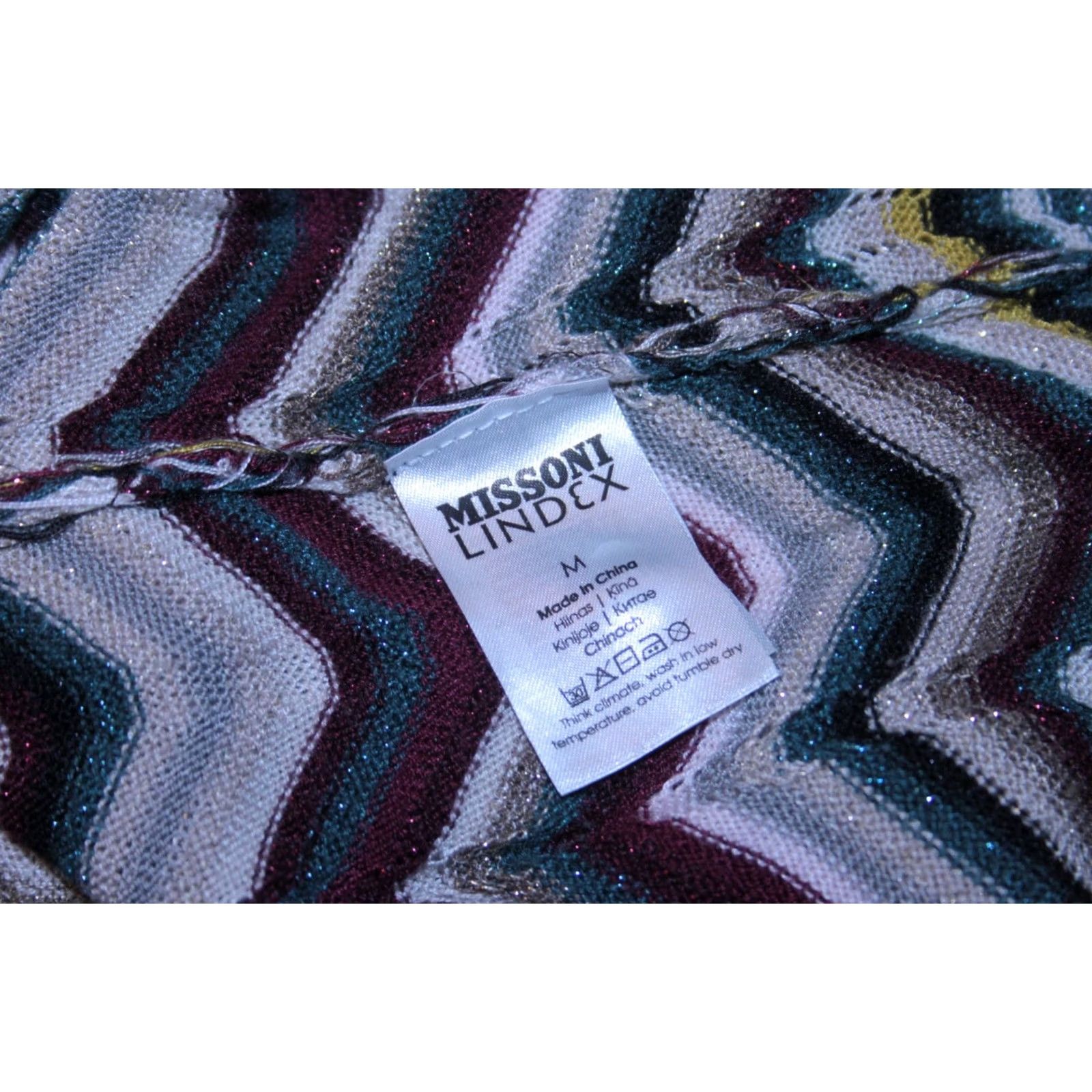Missoni Missoni Lindex cardigan Jumper Women M Multicoloured V-Neck Size M / US 6-8 / IT 42-44 - 5 Thumbnail