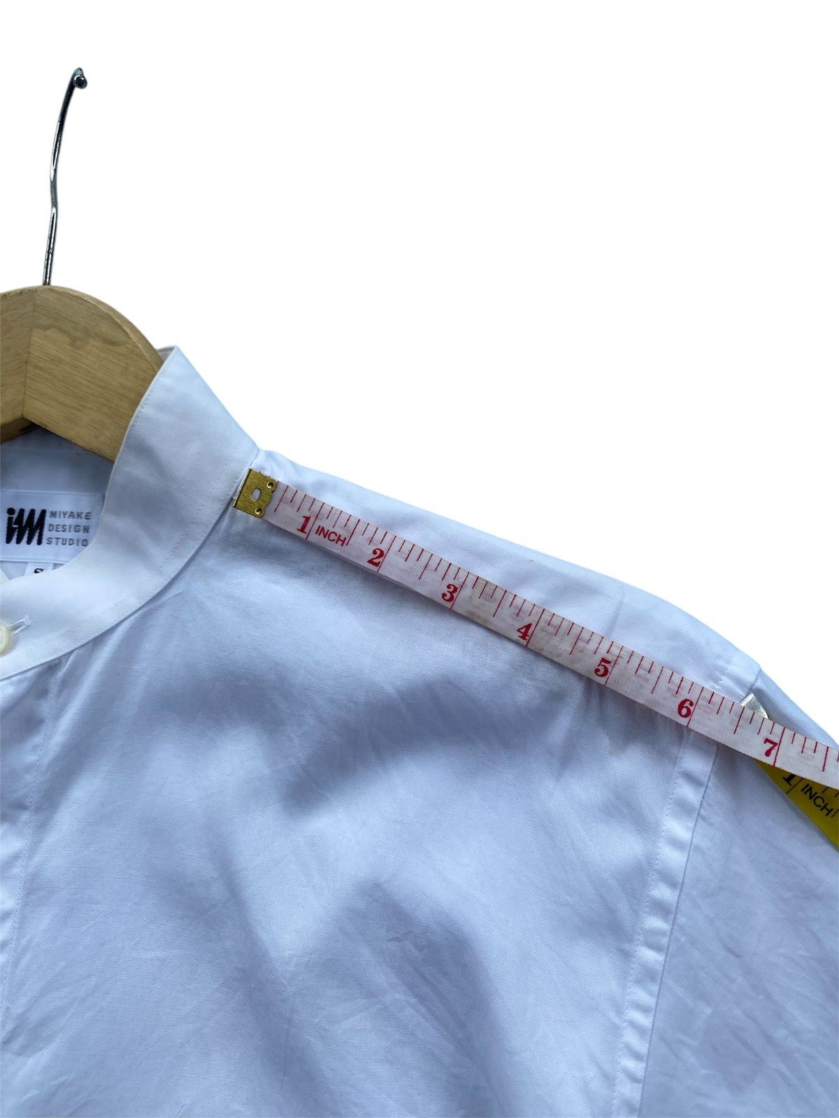 Homme Plisse Issey Miyake × Issey Miyake × Pleats Please Issey Miyake Vintage Issey Miyake Shanghai Collar Hidden Button Shirt Size US S / EU 44-46 / 1 - 7 Thumbnail
