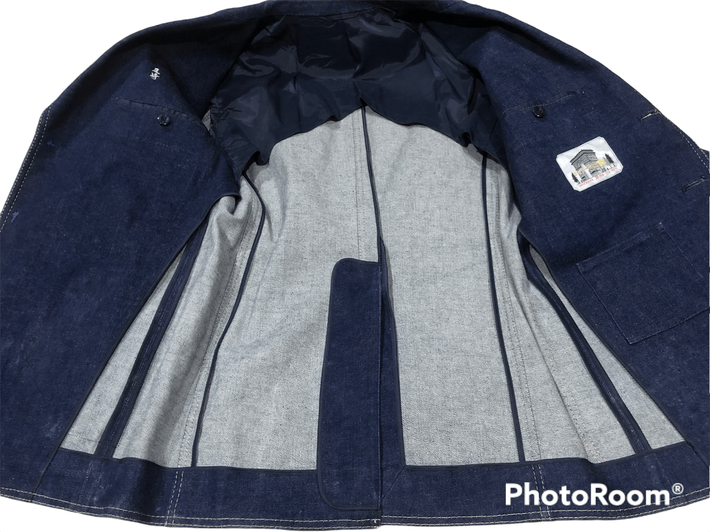Handmade Vintage Custom Made Raw Denim Blazer Jacket Size US M / EU 48-50 / 2 - 3 Thumbnail