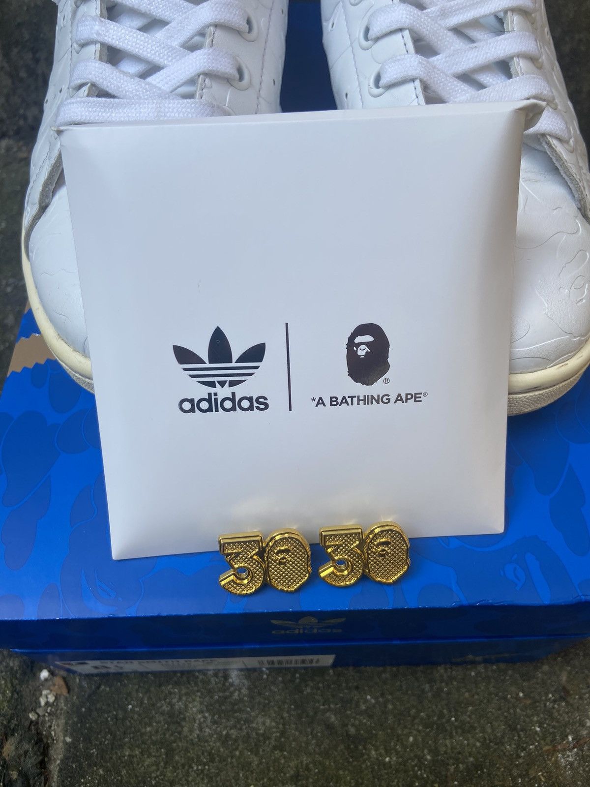 Adidas × Bape Adidas Stan Smith x Bape Size US 8.5 / EU 41-42 - 6 Thumbnail